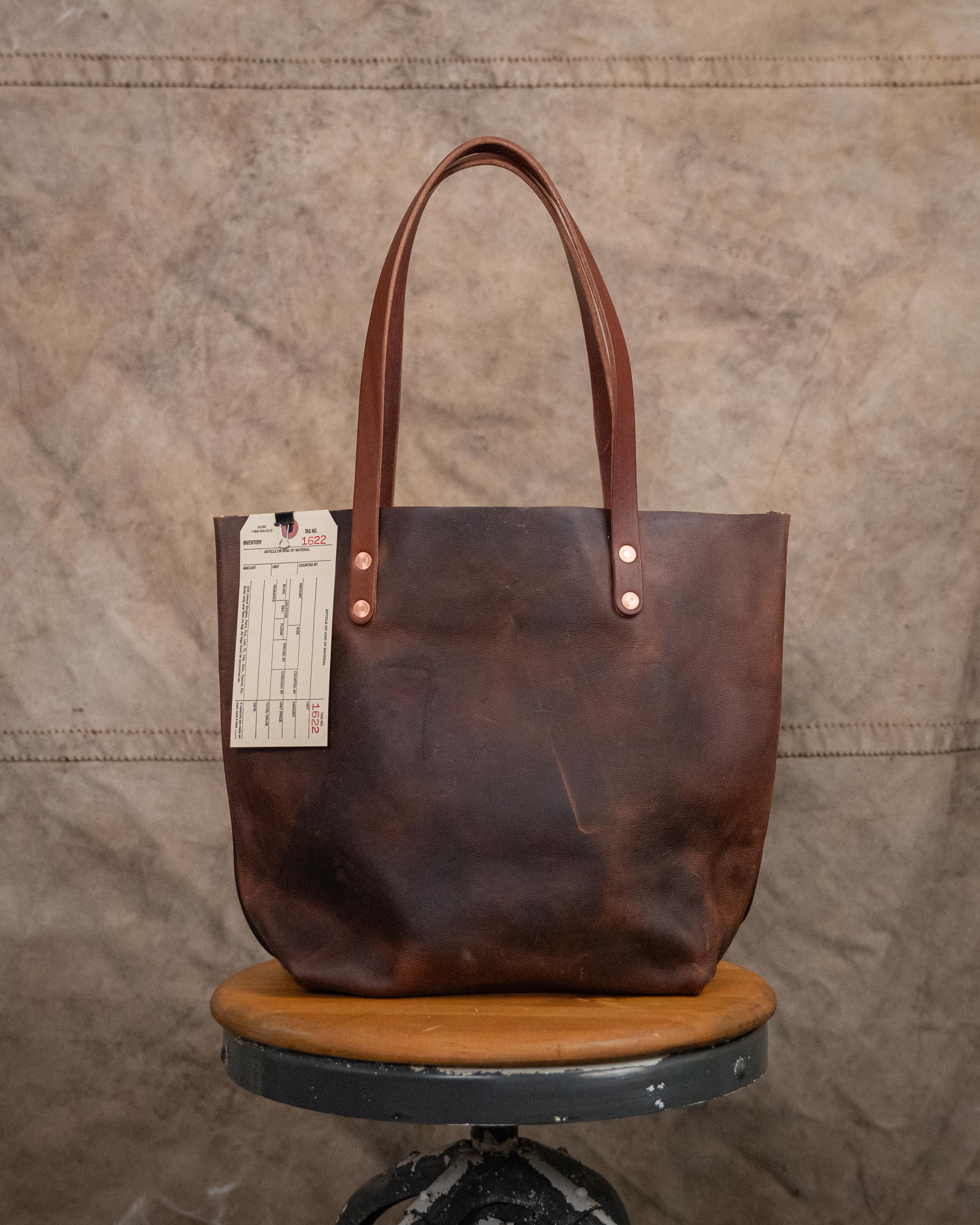 1622 Branded Tan Kodiak Tote with 10” Handles