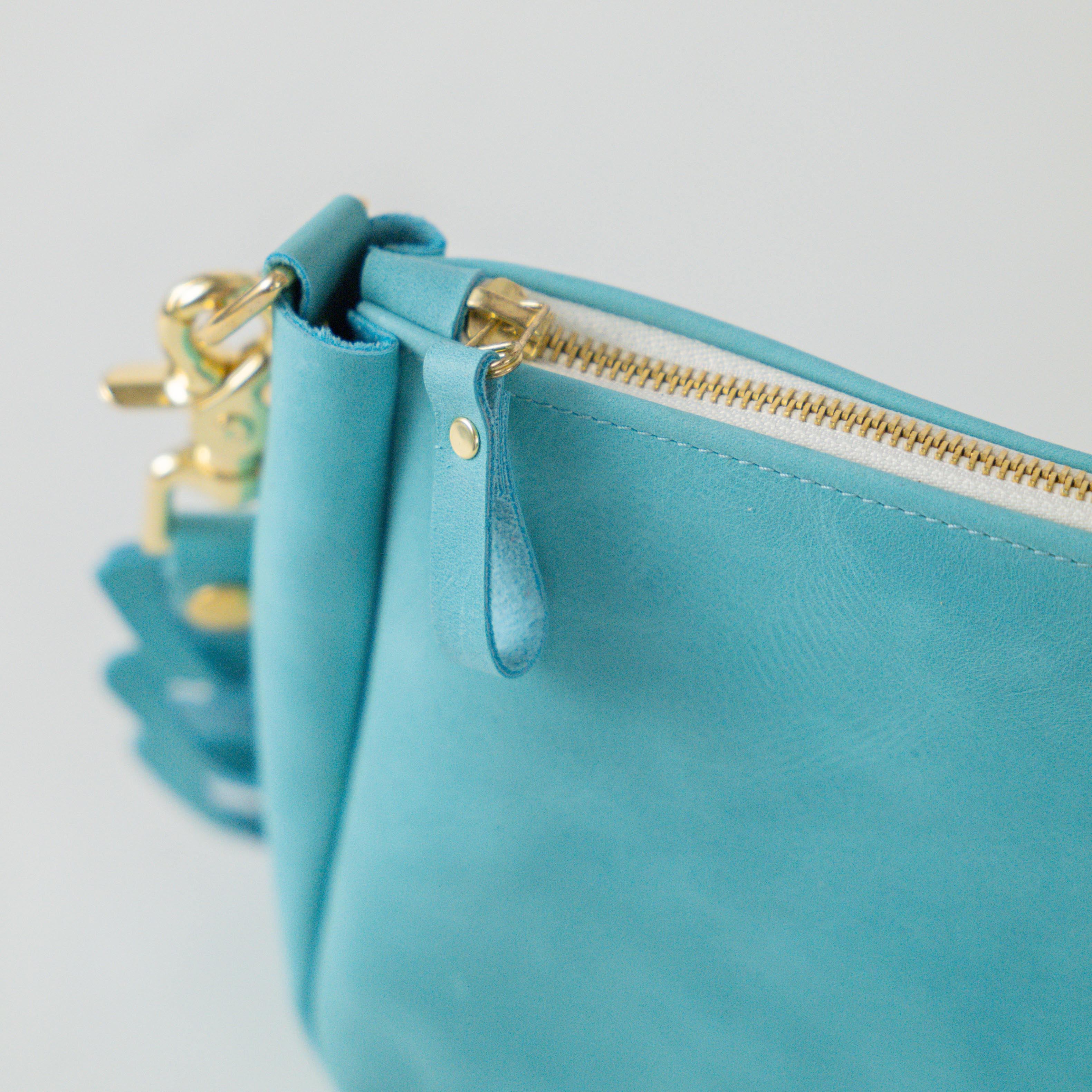 Aegean Blue Medium Crossbody Bag Bundle