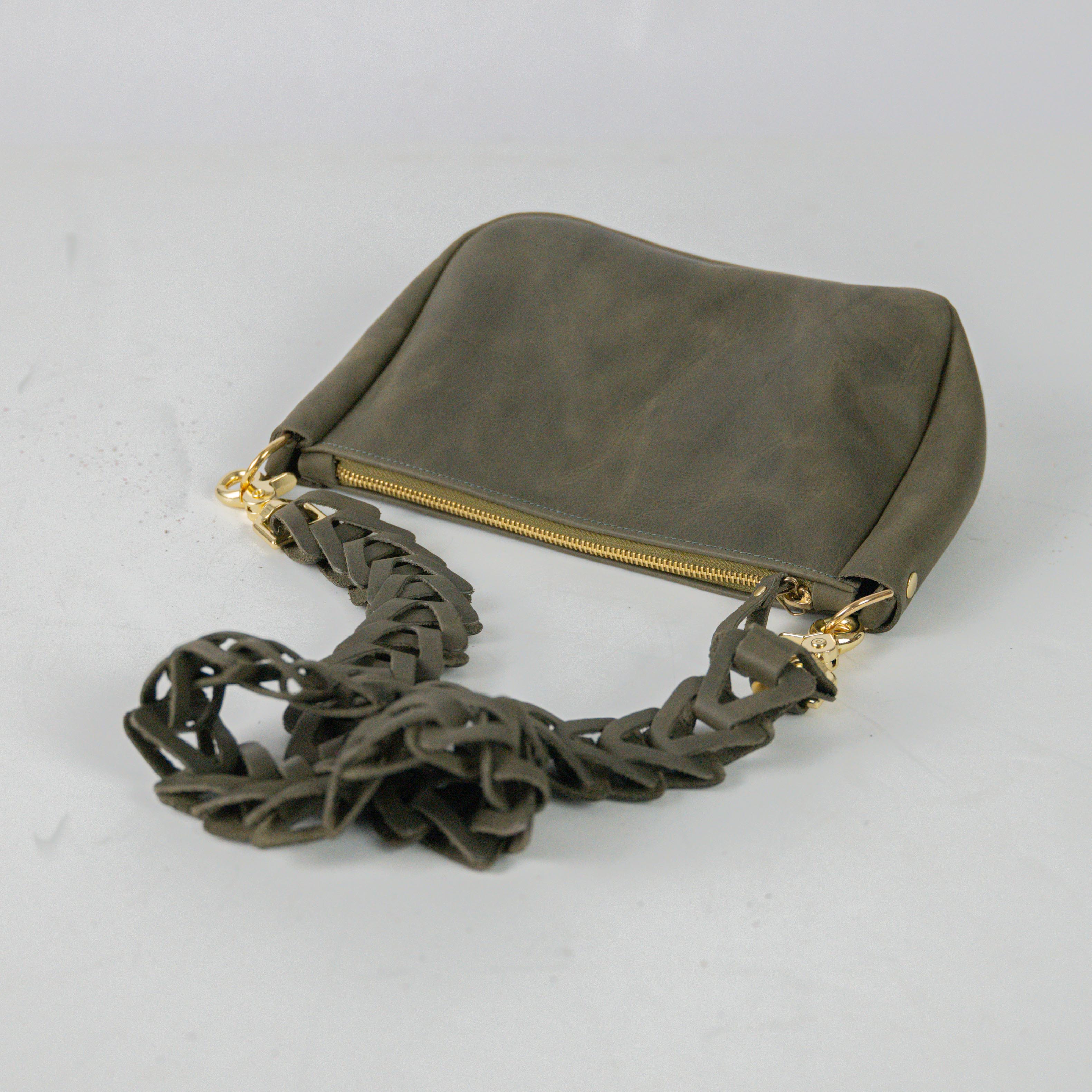 Forest Green Medium Crossbody Bag Bundle