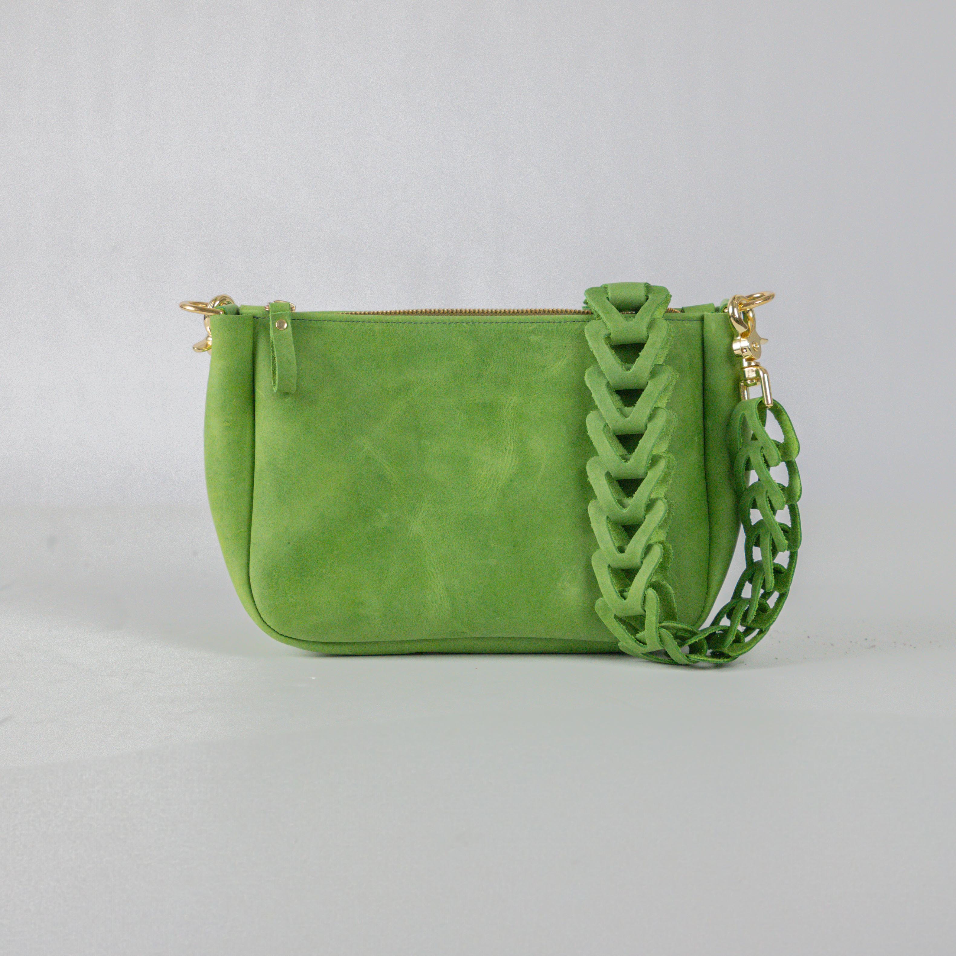 Palm Green Medium Crossbody Bag Bundle