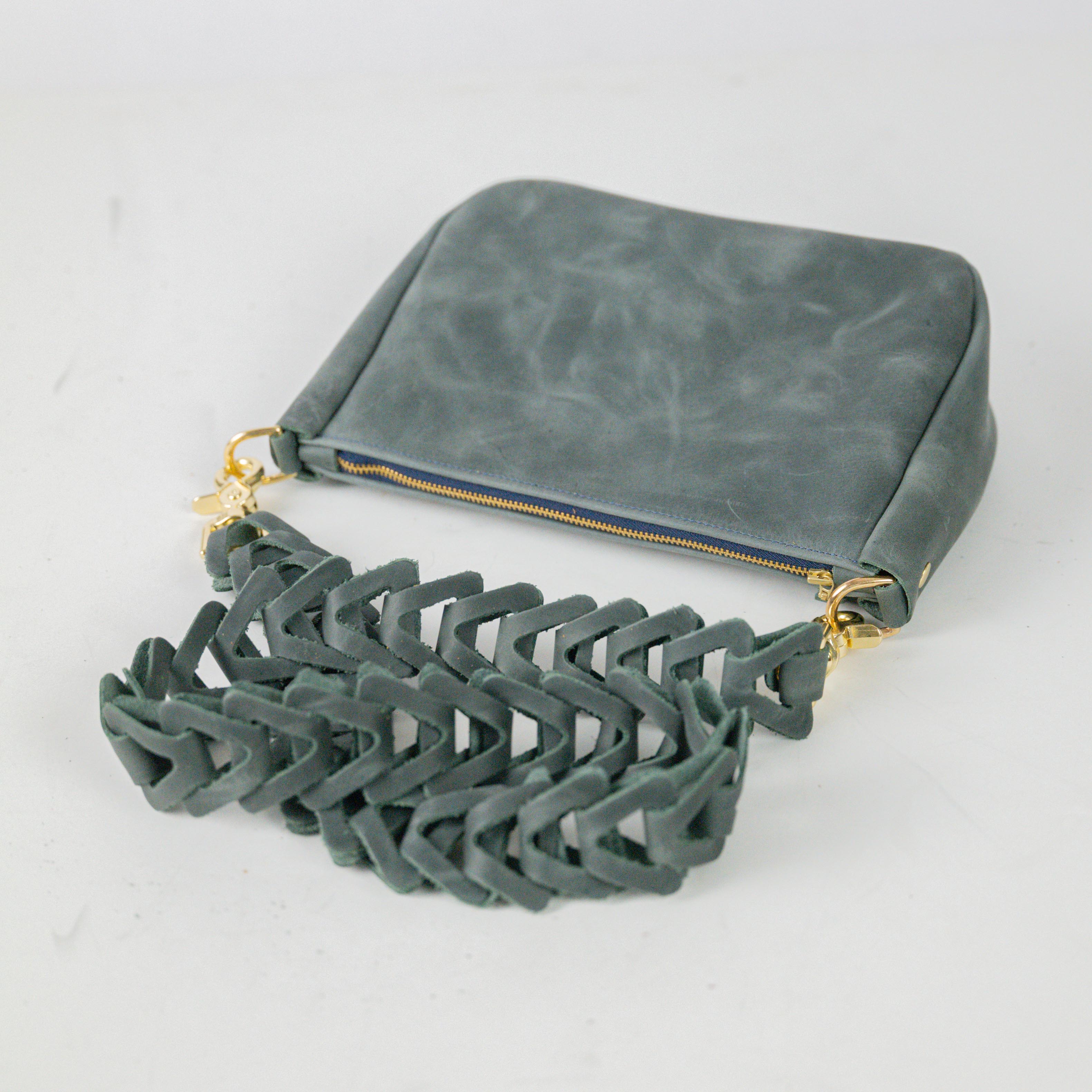 Atlantic Blue Medium Crossbody Bag Bundle