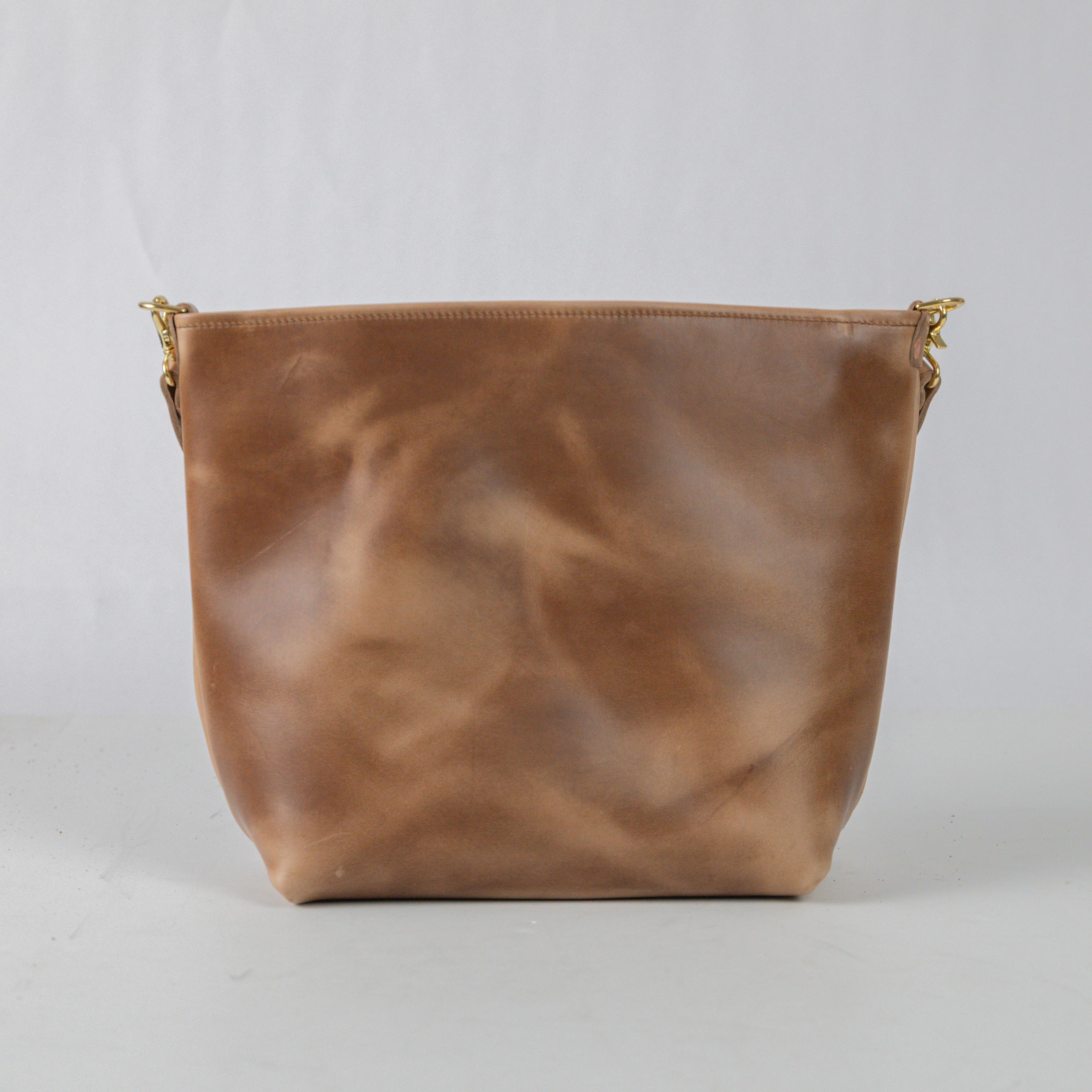 Natural Chromexcel New Crossbody Tote