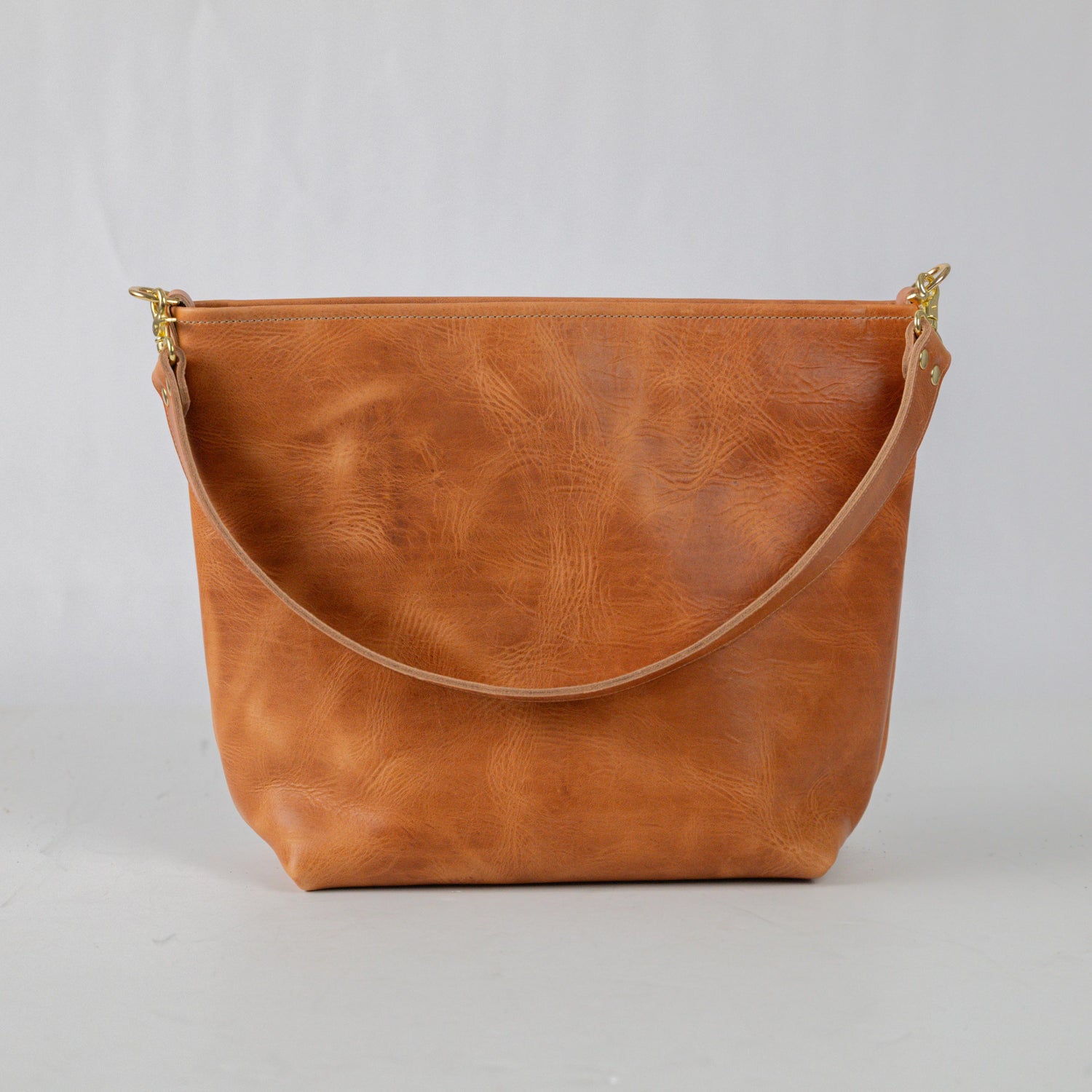 Natural Derby New Crossbody Tote