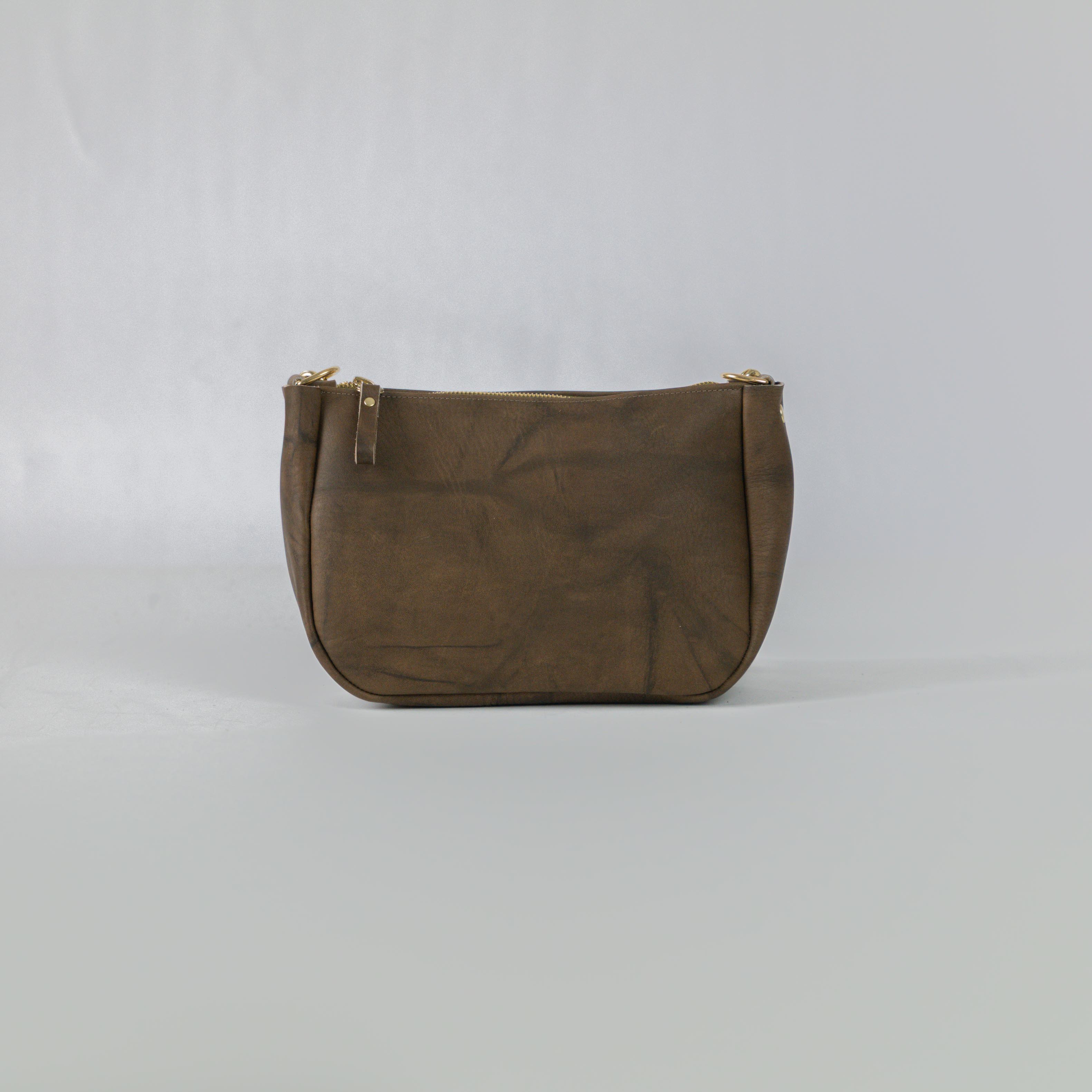 Olive Crunch Mini Crossbody Bag