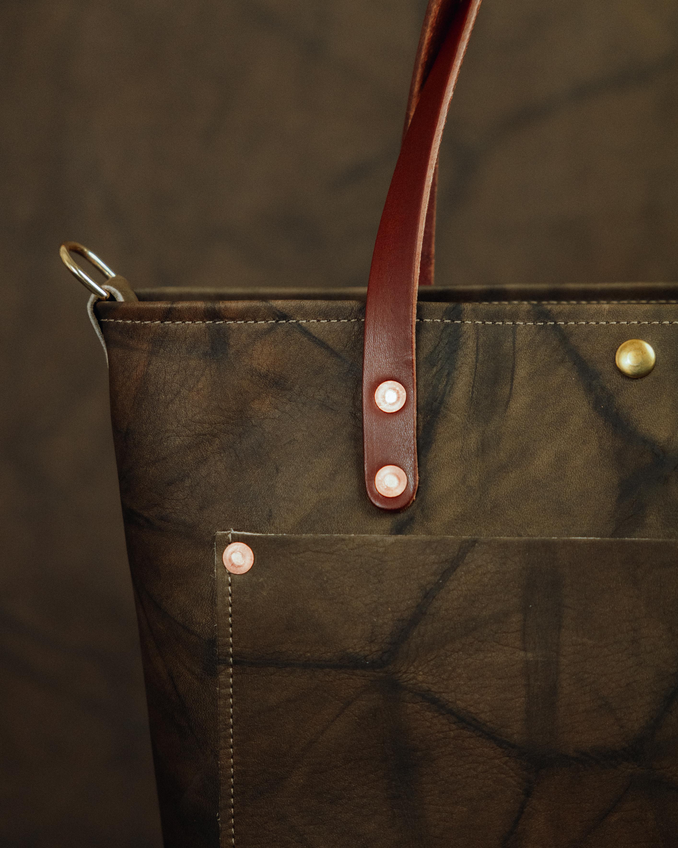 Olive Crunch East West Travel Tote