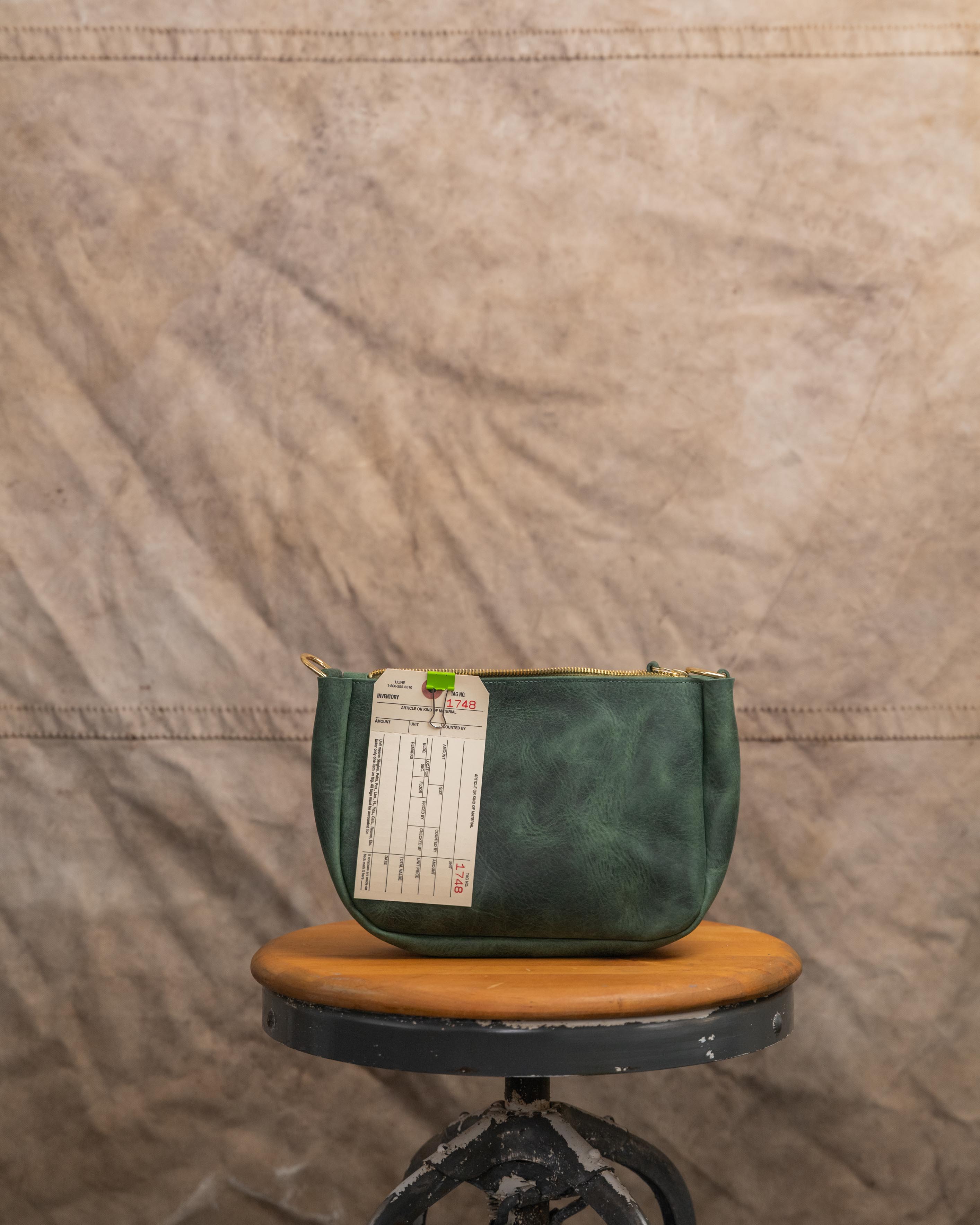 1748 Green Kodiak Medium Crossbody Bag
