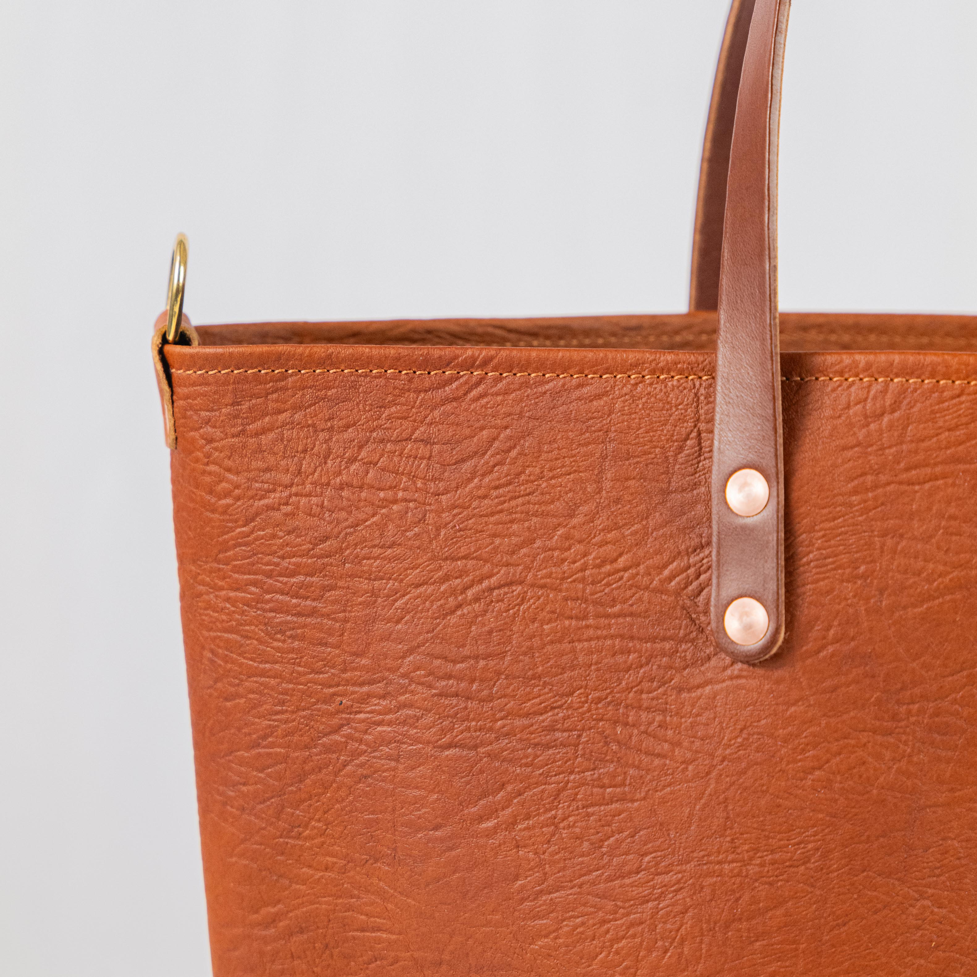 Tan Bison Market Tote