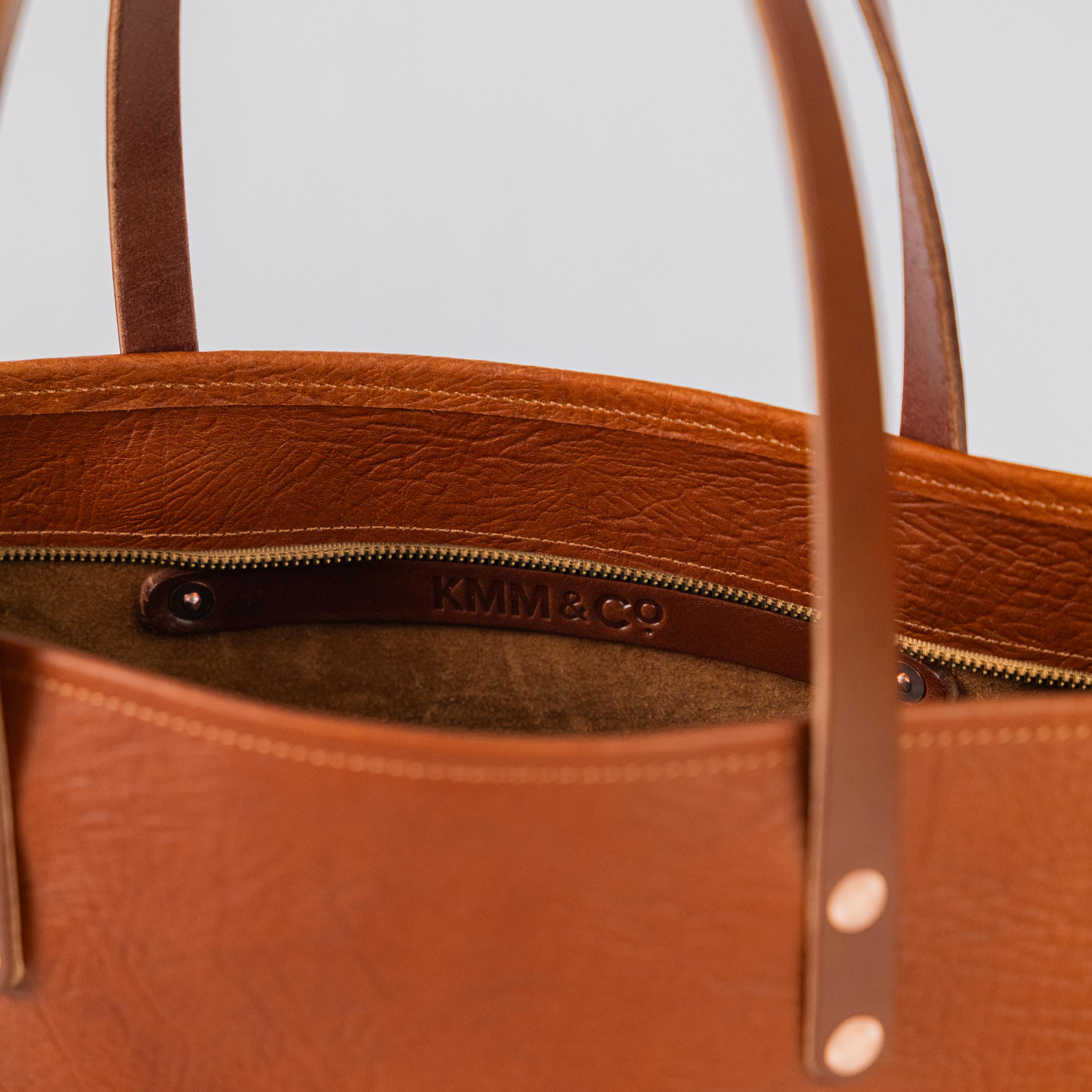 Tan Bison Market Tote