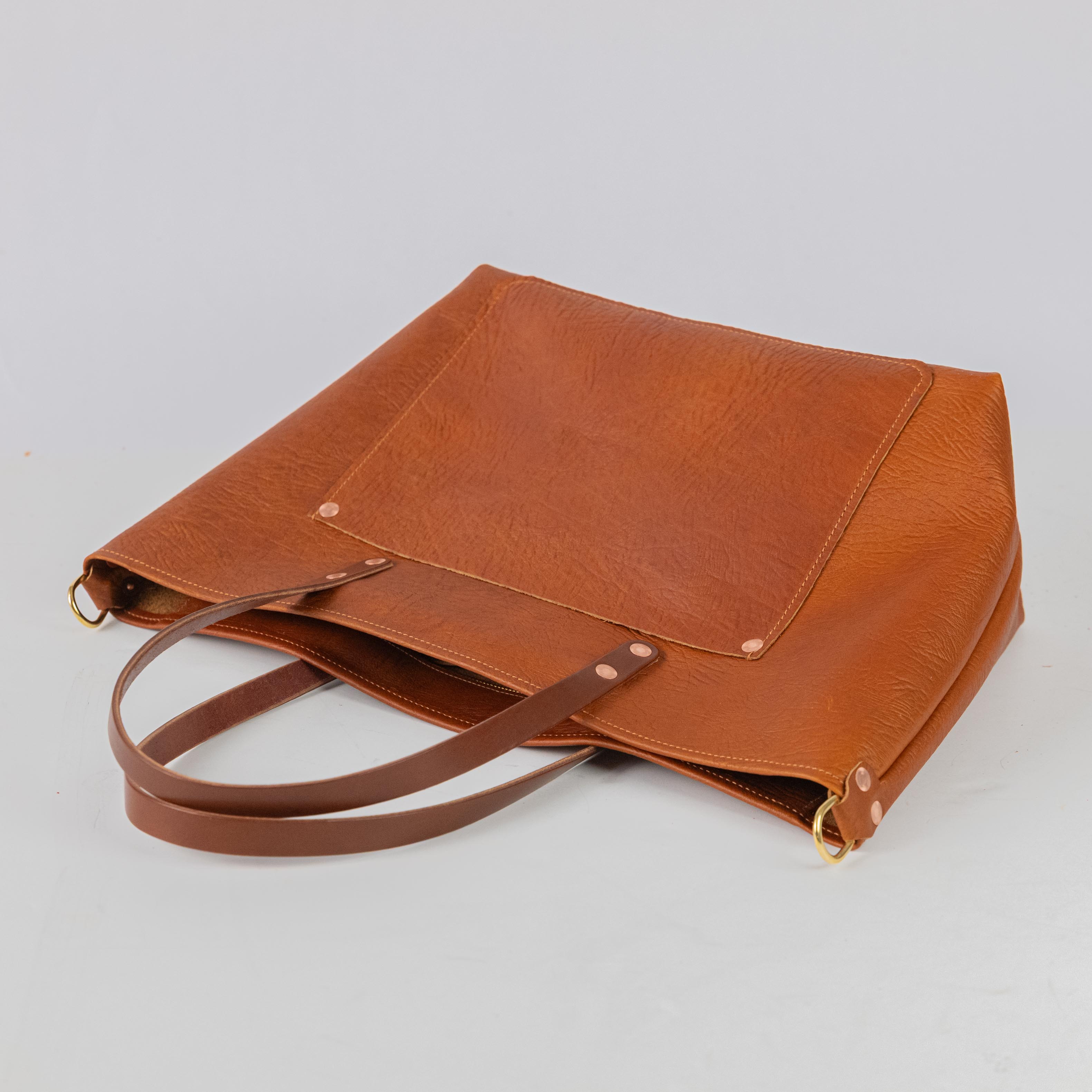 Tan Bison Market Tote