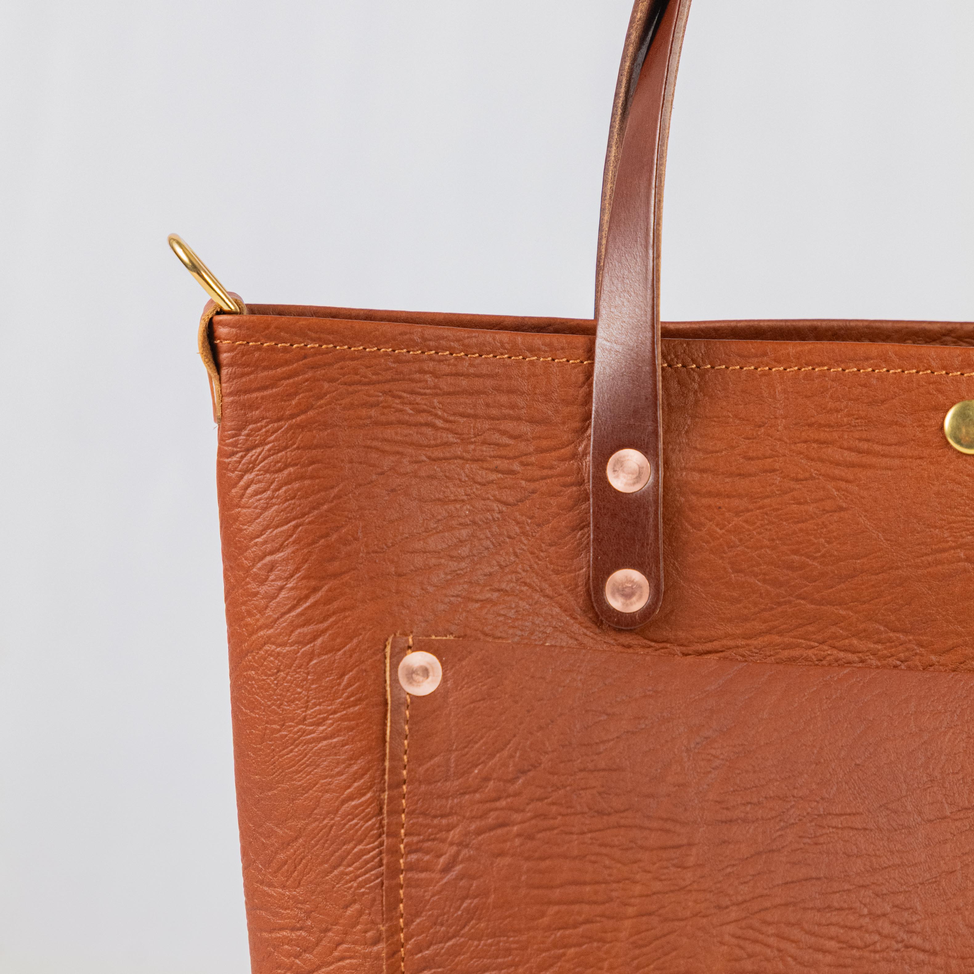 Tan Bison Travel Tote