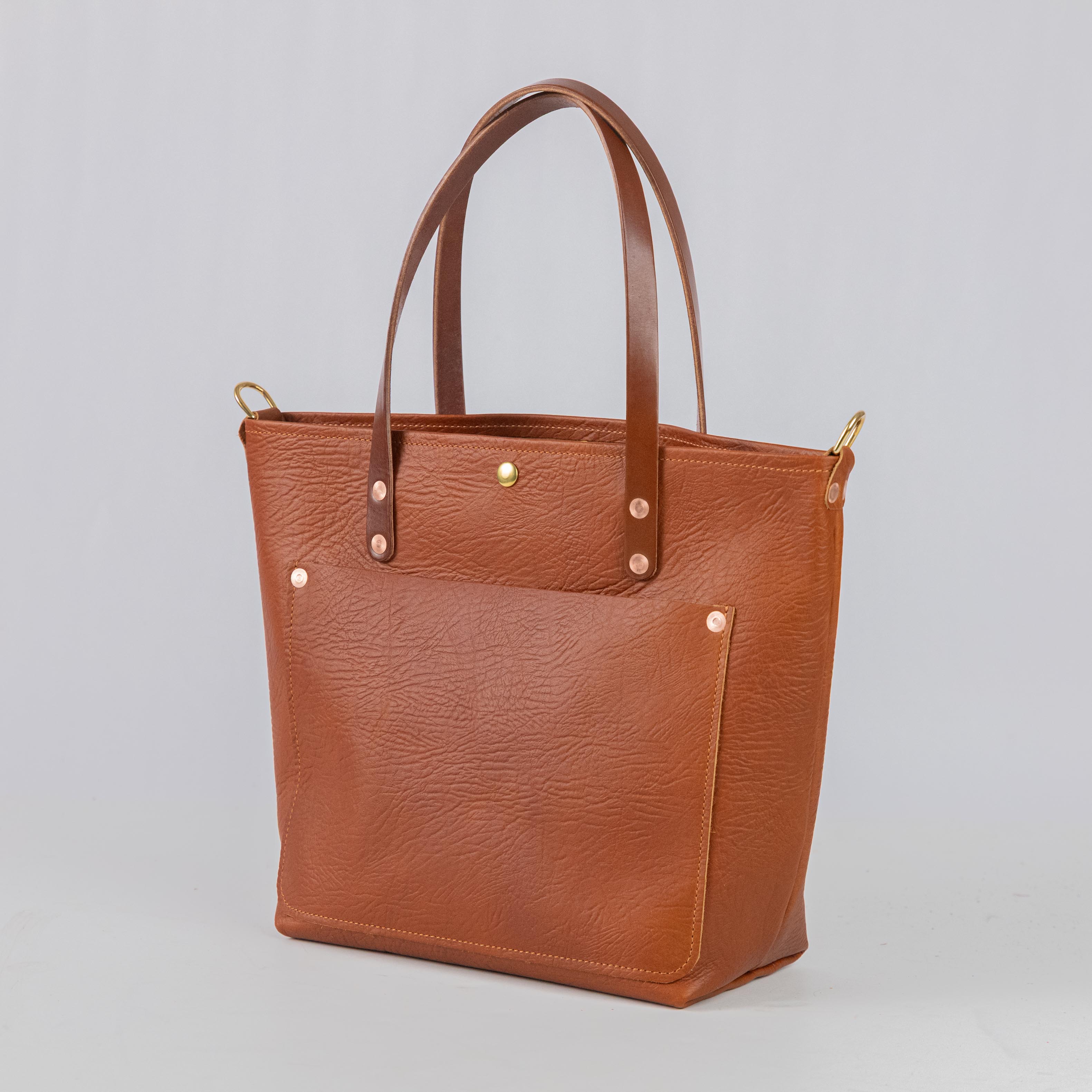 Tan Bison Travel Tote