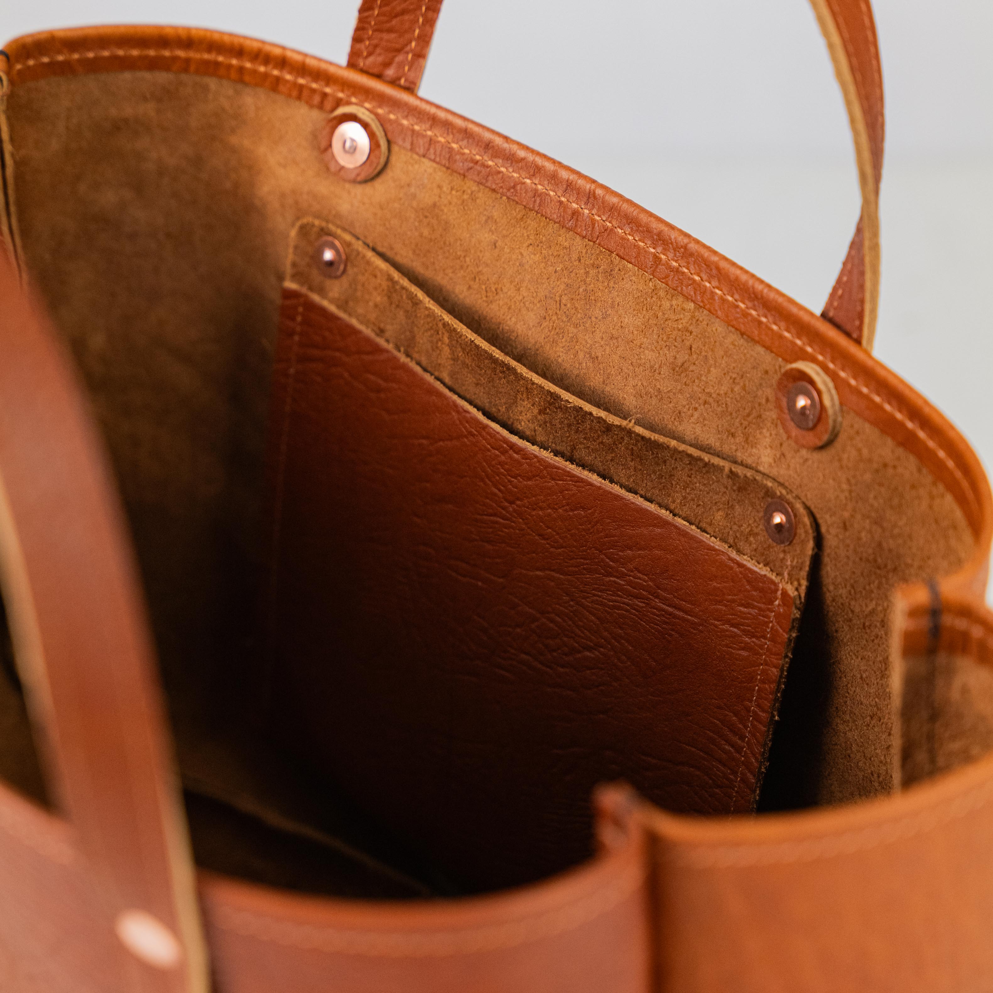 Tan Bison Utility Tote