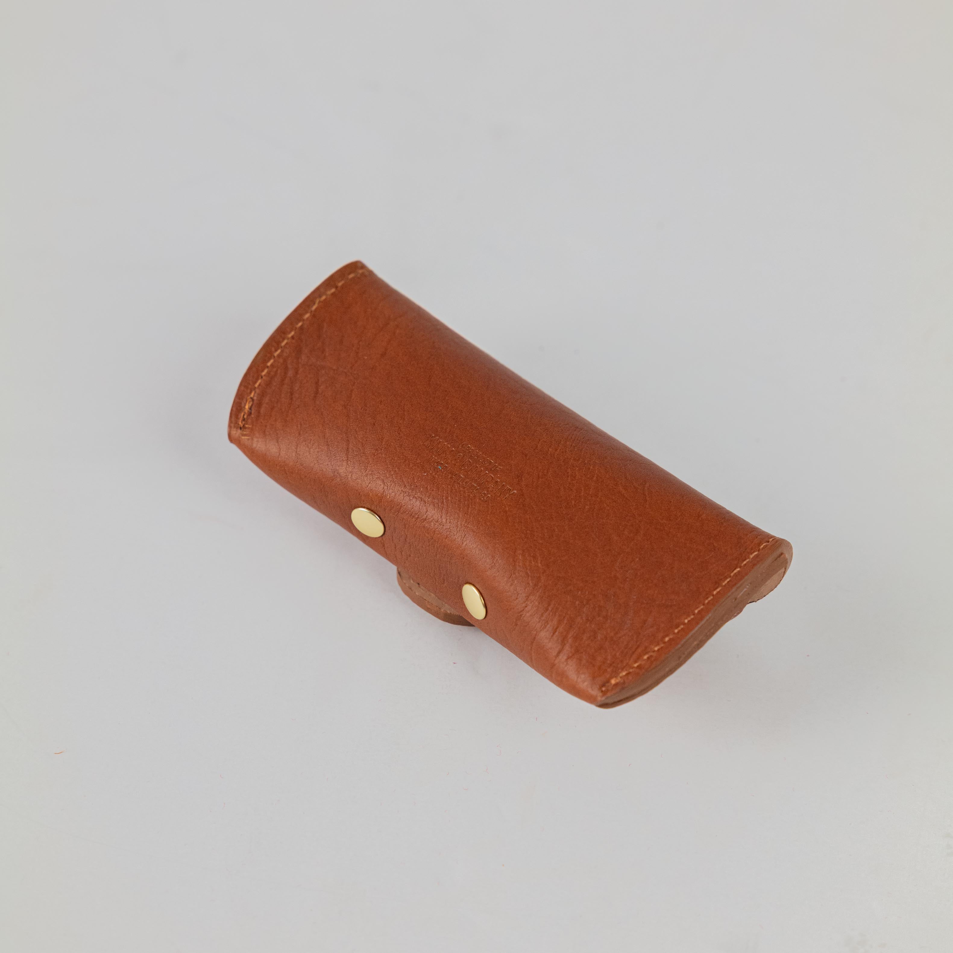 Tan Bison Luxe Sunglasses Case