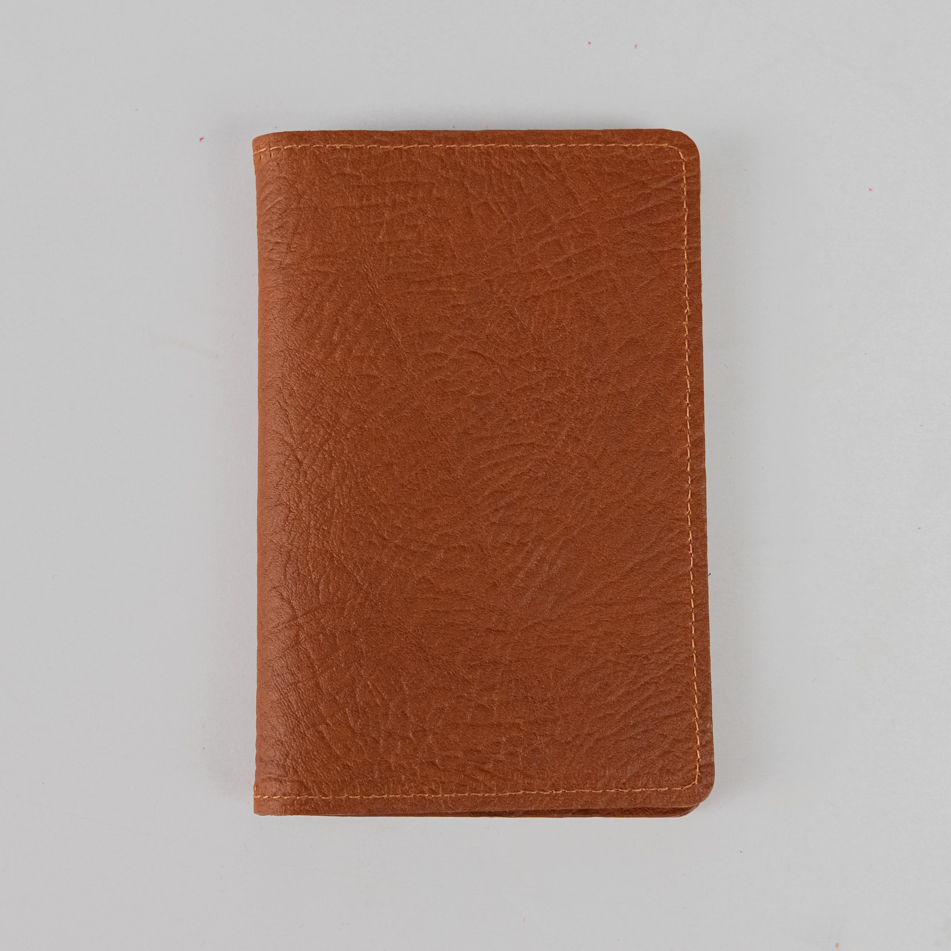 Tan Bison Passport Wallet