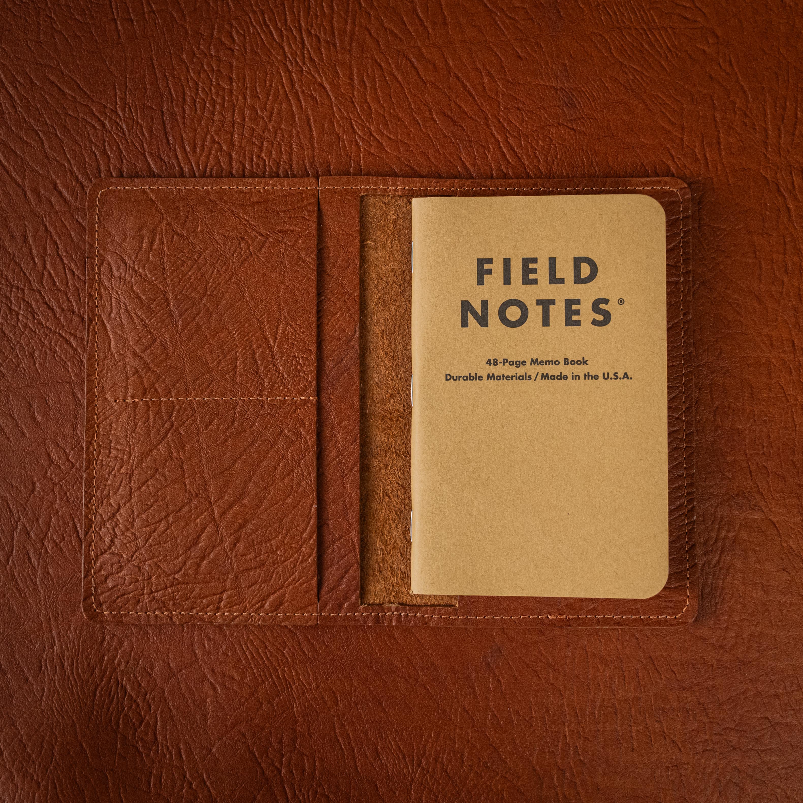 Tan Bison Passport Wallet