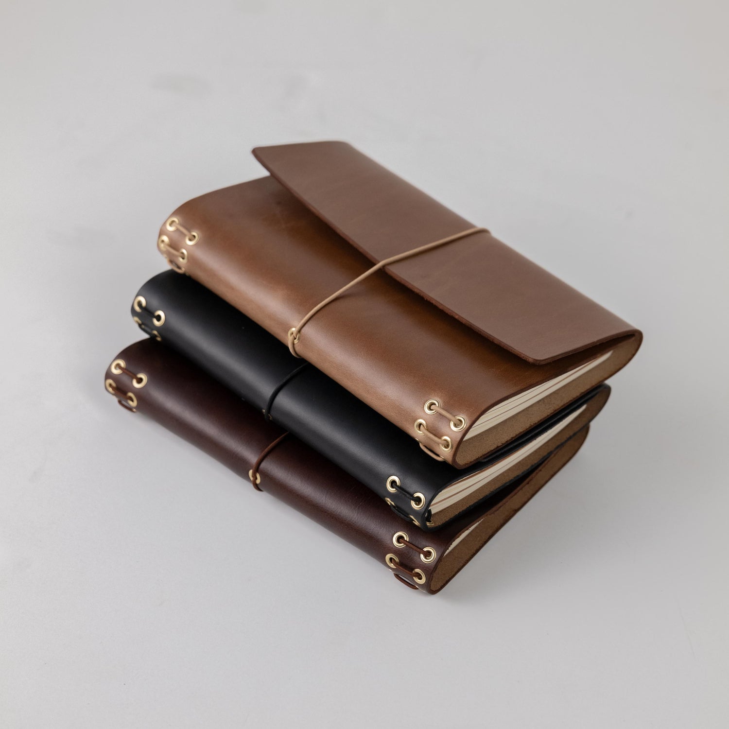 Black Chromexcel Travel Journal