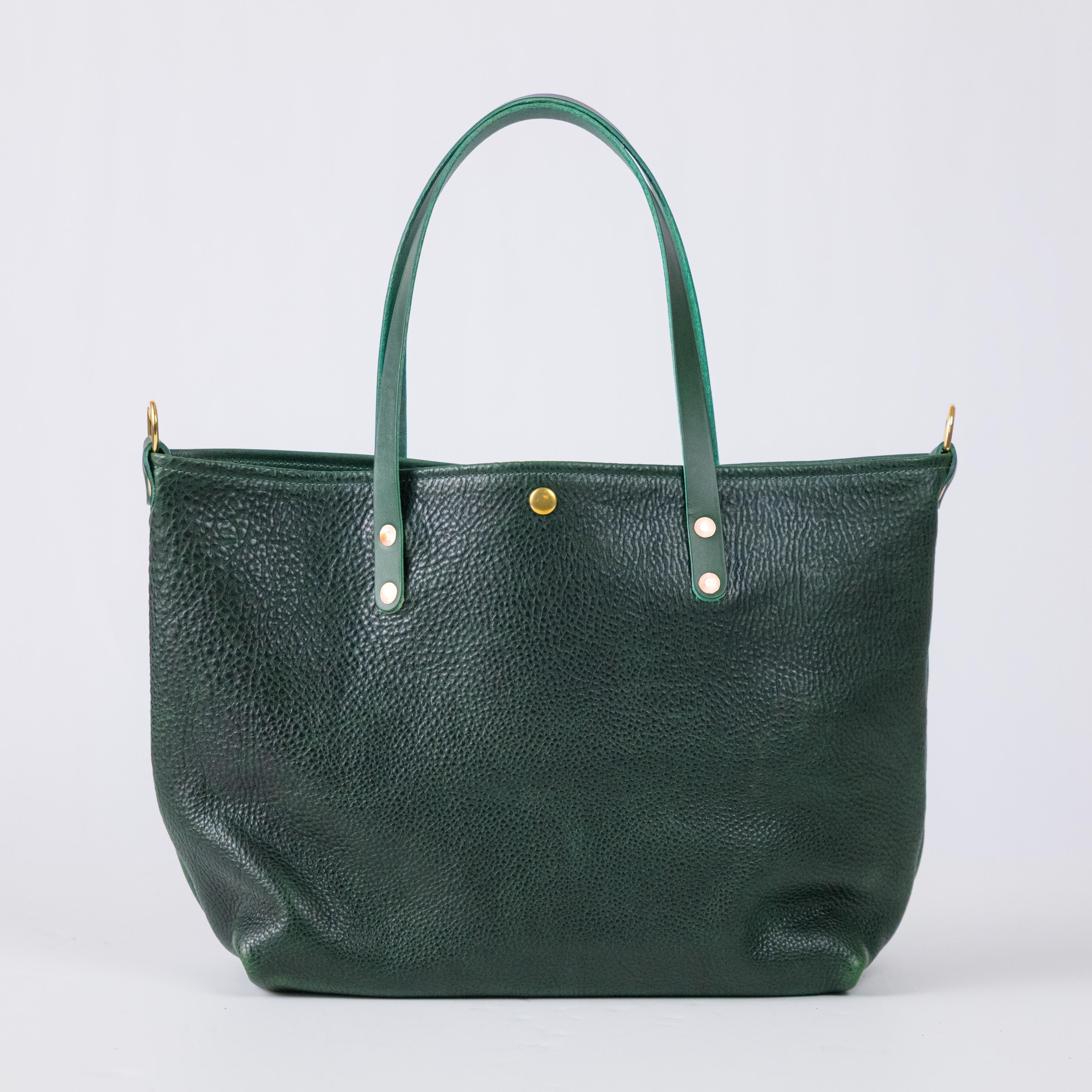 Green Bulldog East West Travel Tote