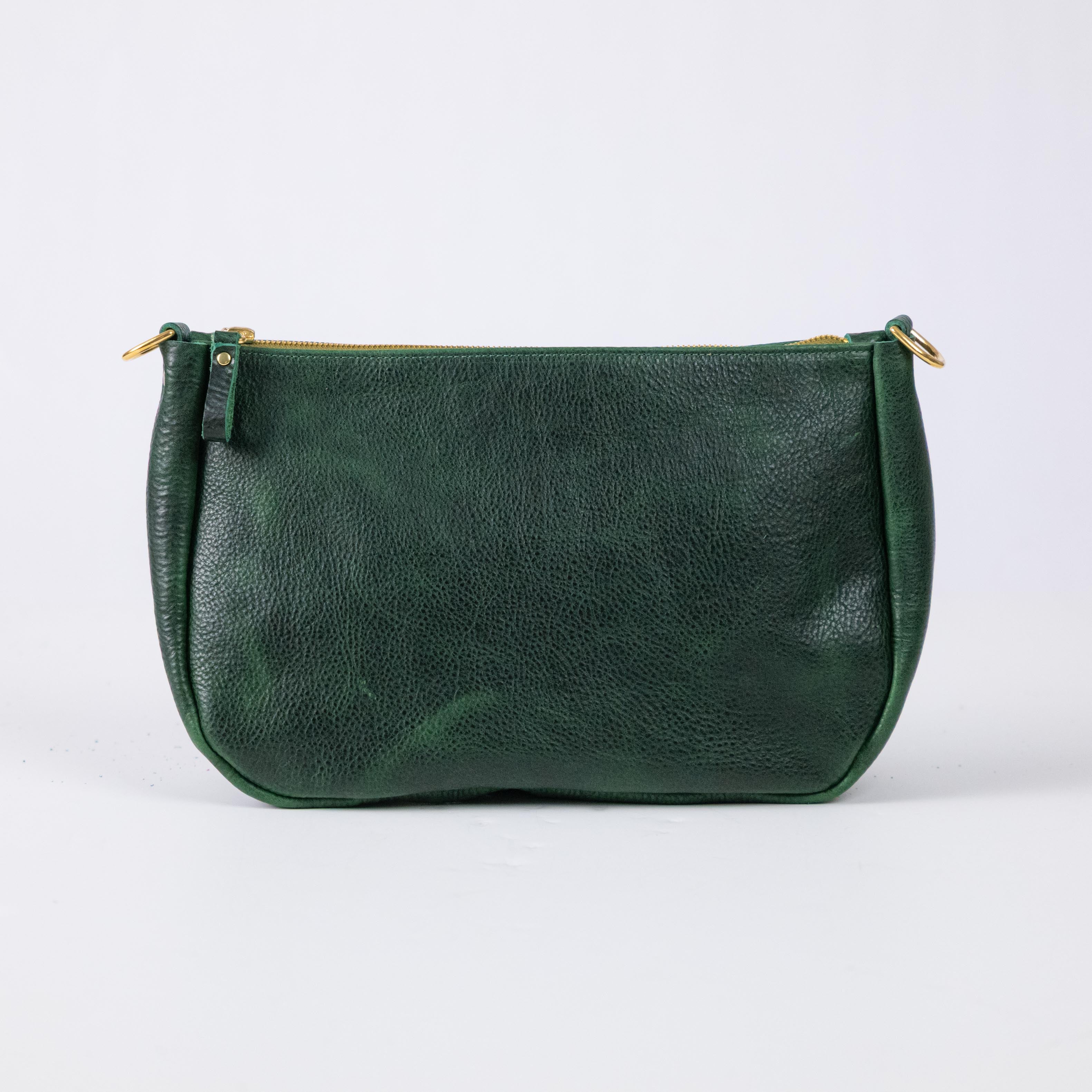 Green Bulldog Crossbody Bag