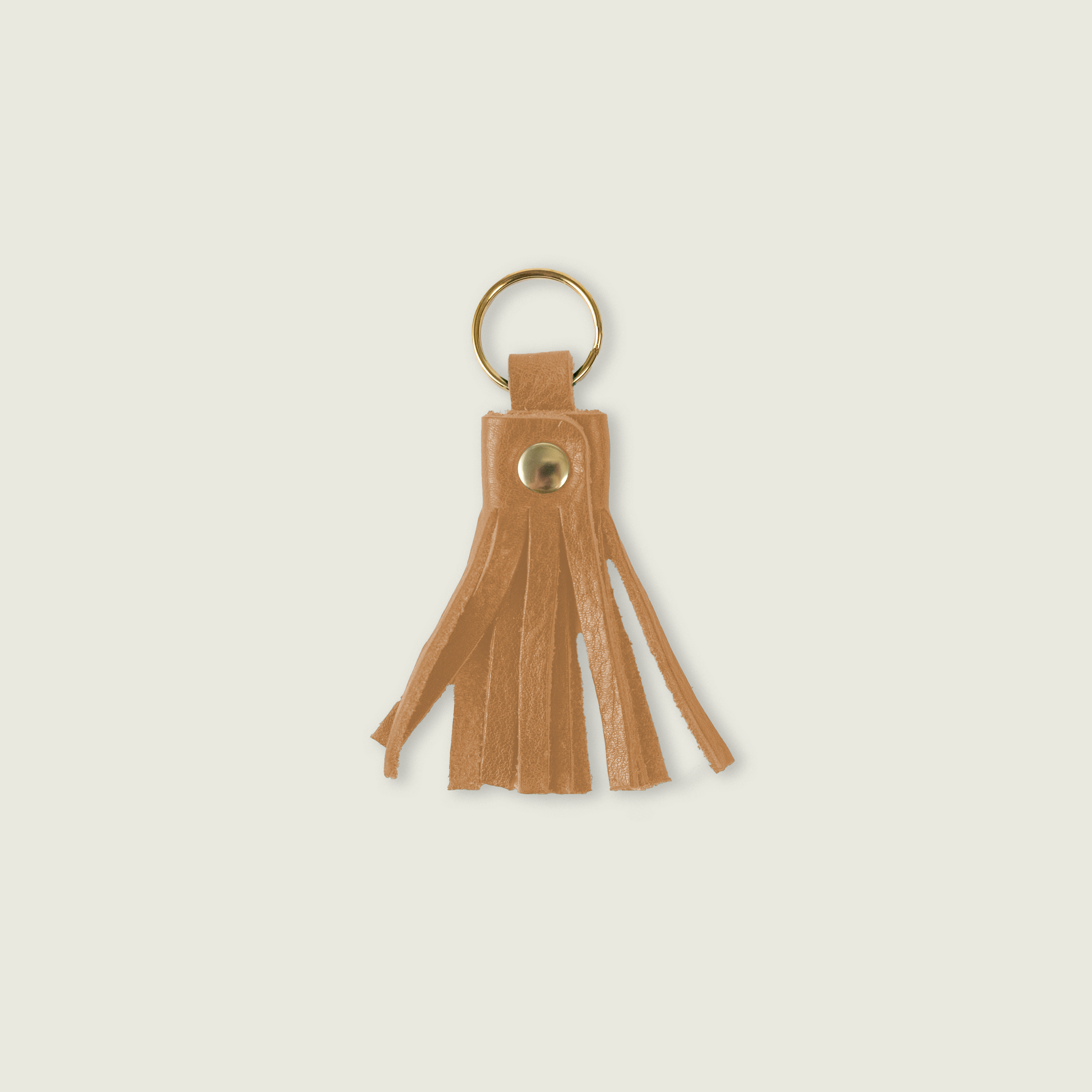Sand Bulldog Tassel Keychain