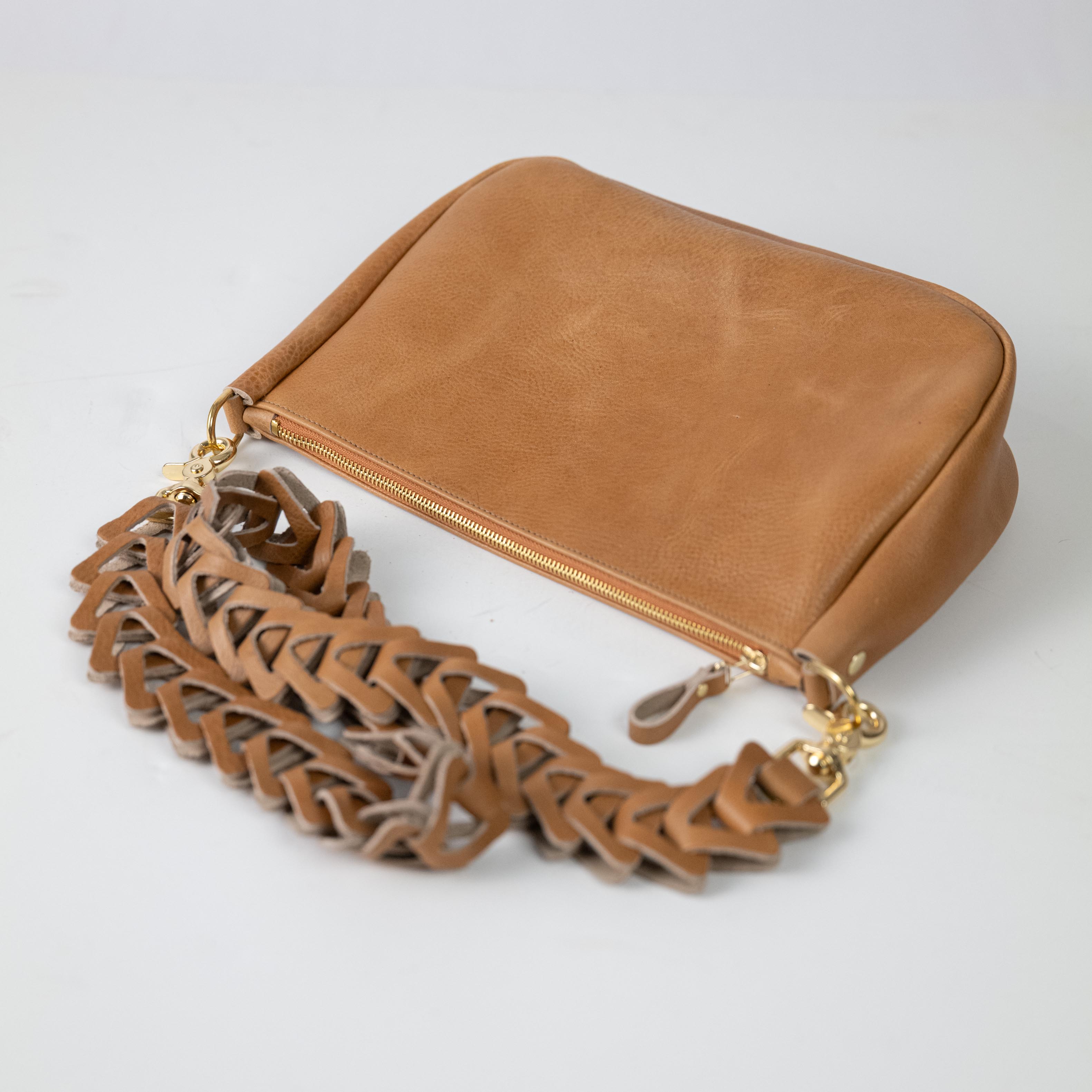 Sand Bulldog Medium Crossbody Bag