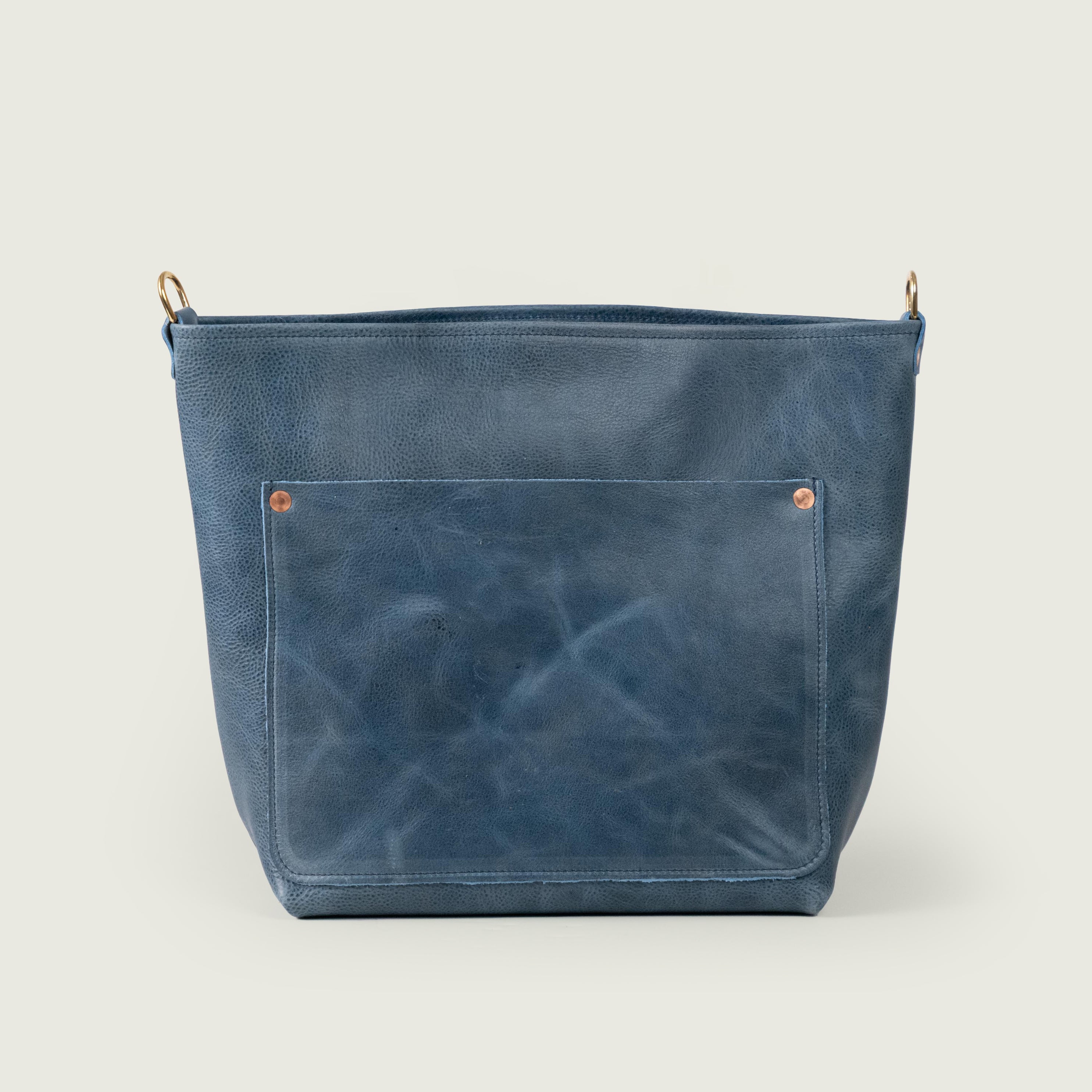 French Blue Bulldog Crossbody Travel Tote