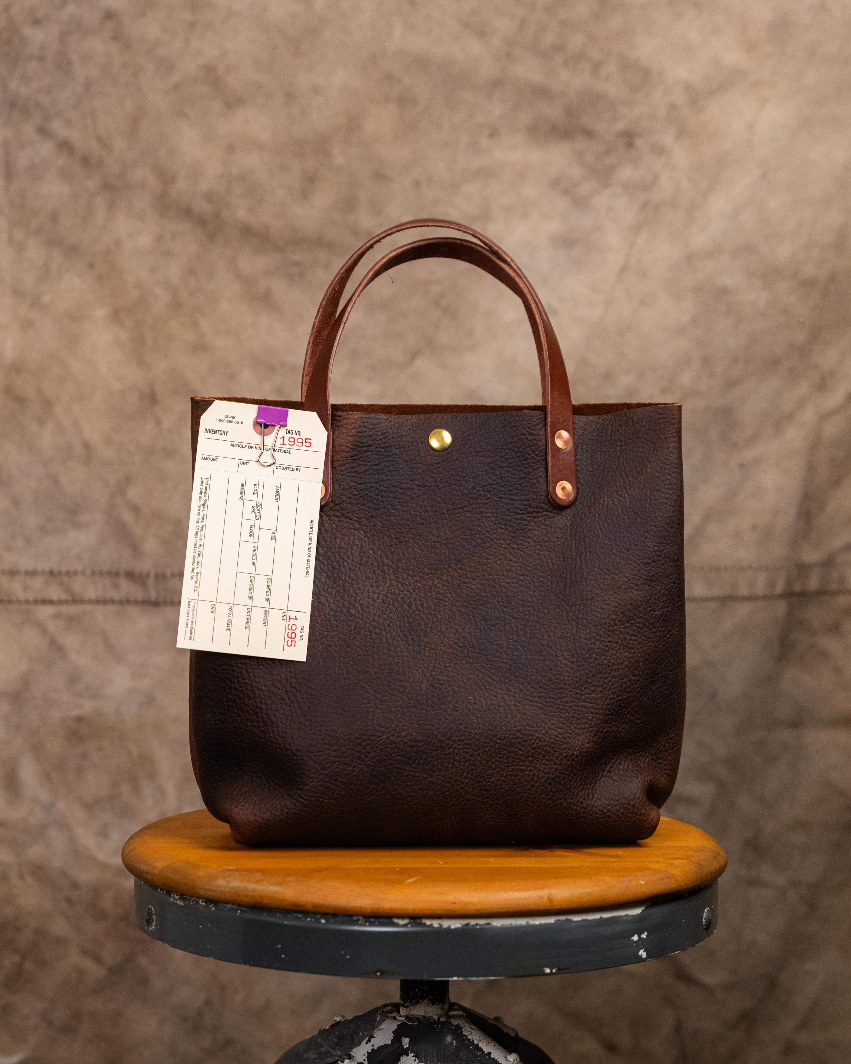 1995 Brown Kodiak Mini Tote