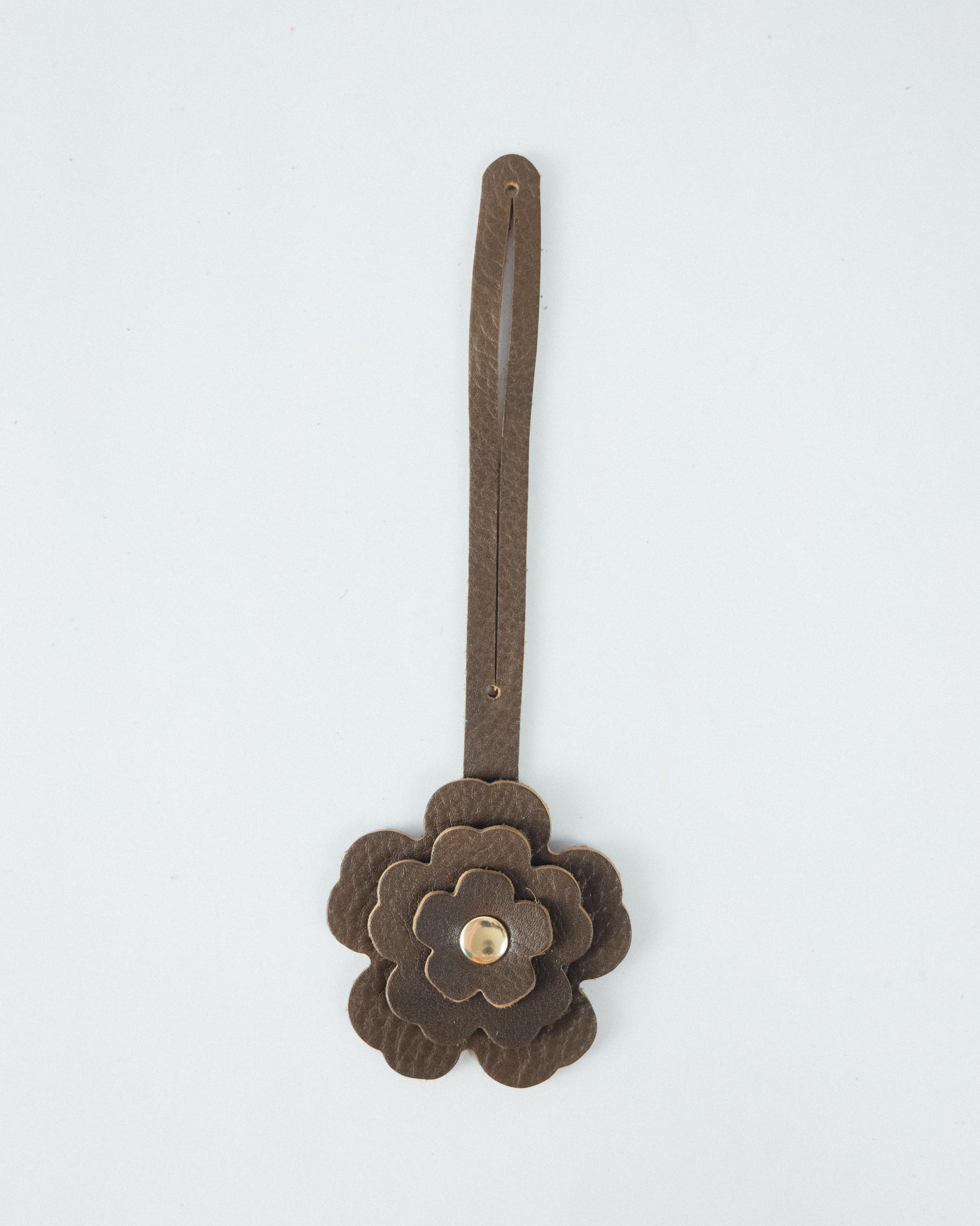 Olive Cypress Flower Charm