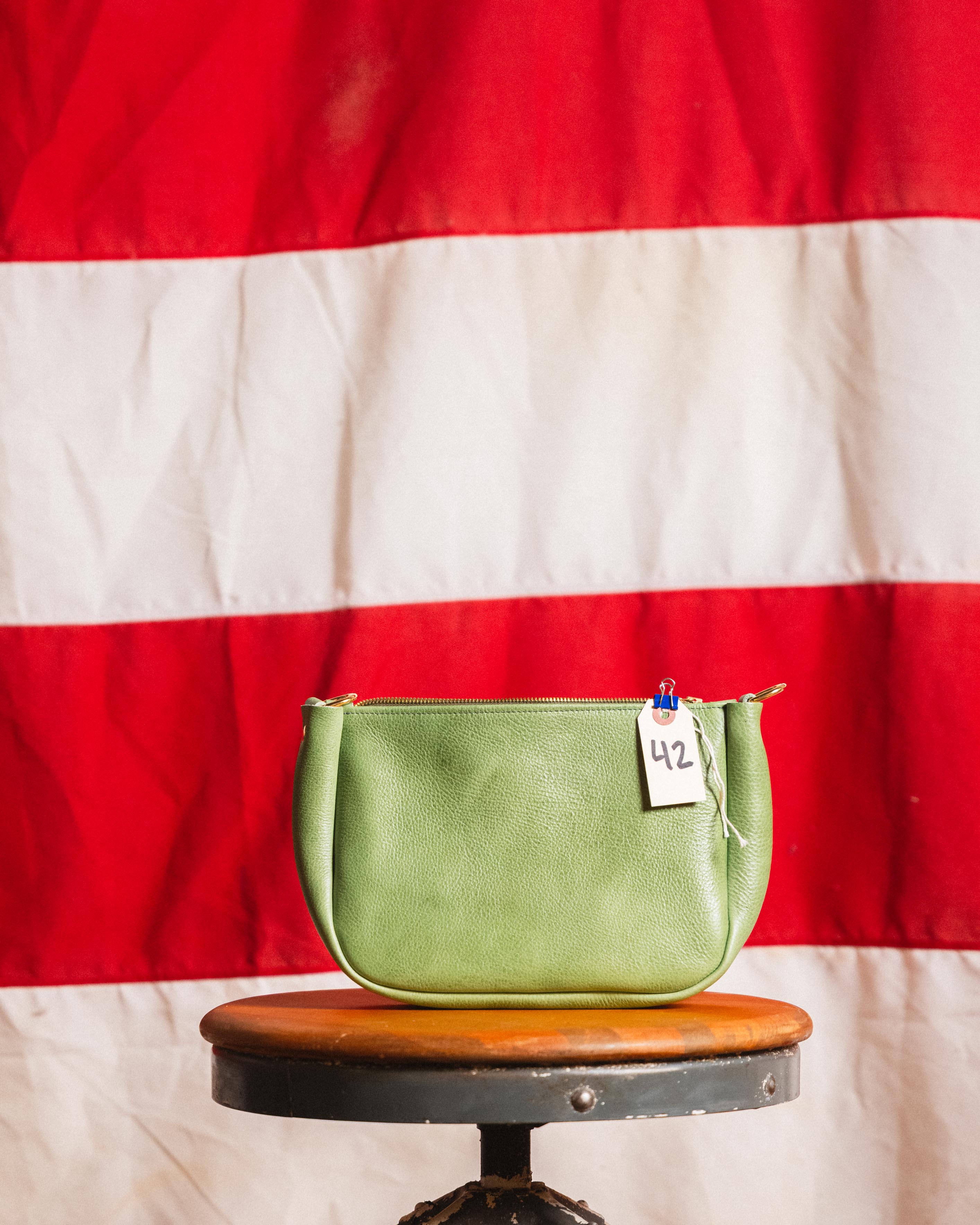 42. Matcha Bulldog Medium Crossbody Bag