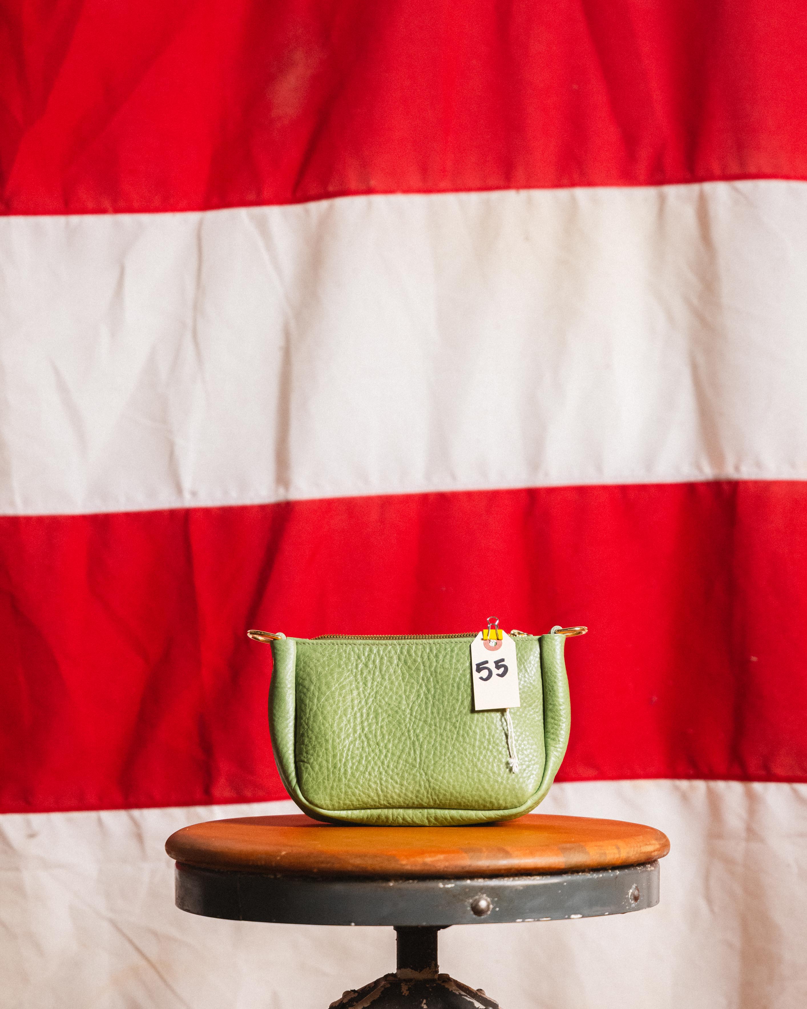55. Matcha Bulldog Mini Crossbody Bag