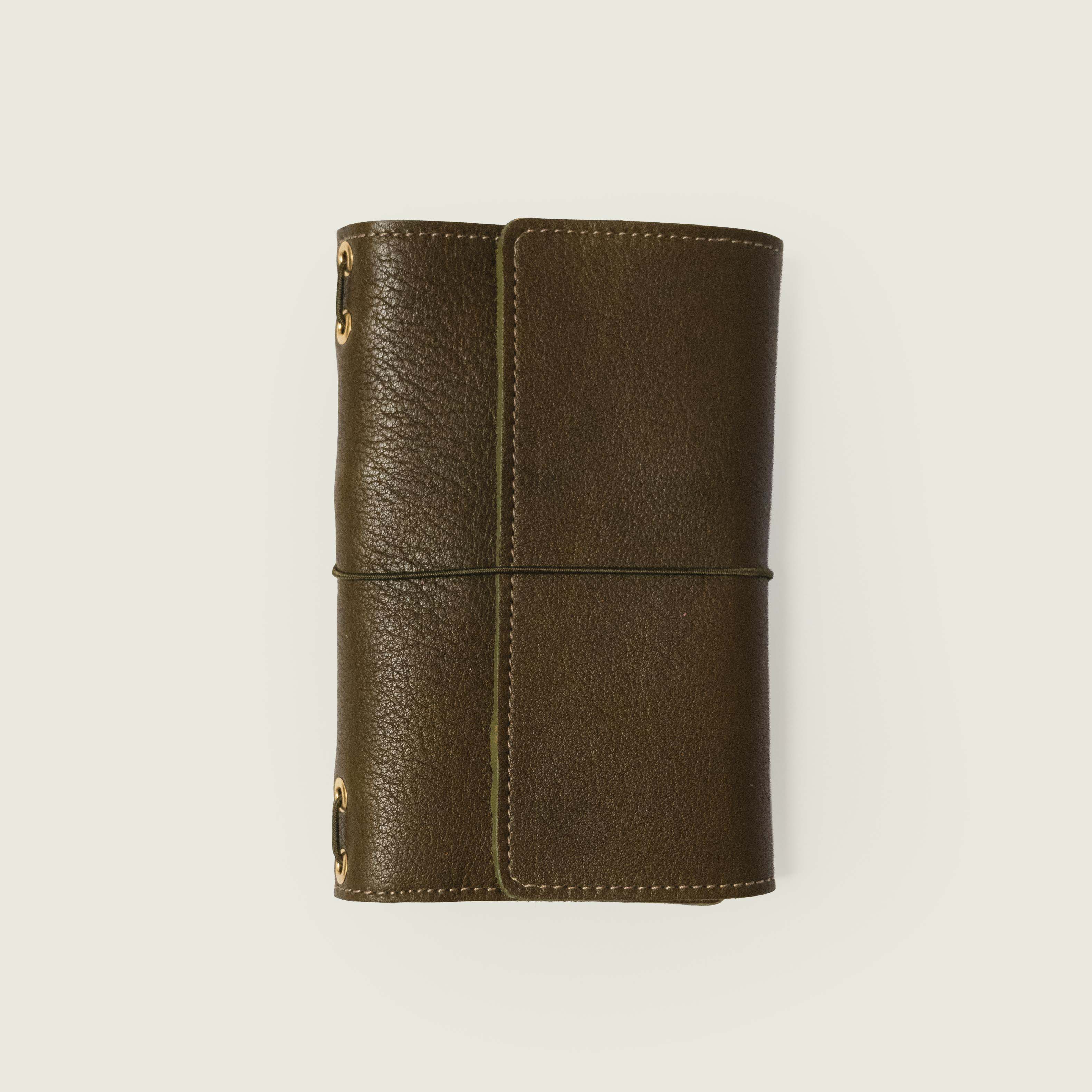 Olive Cypress Luxe Pocket Travel Journal