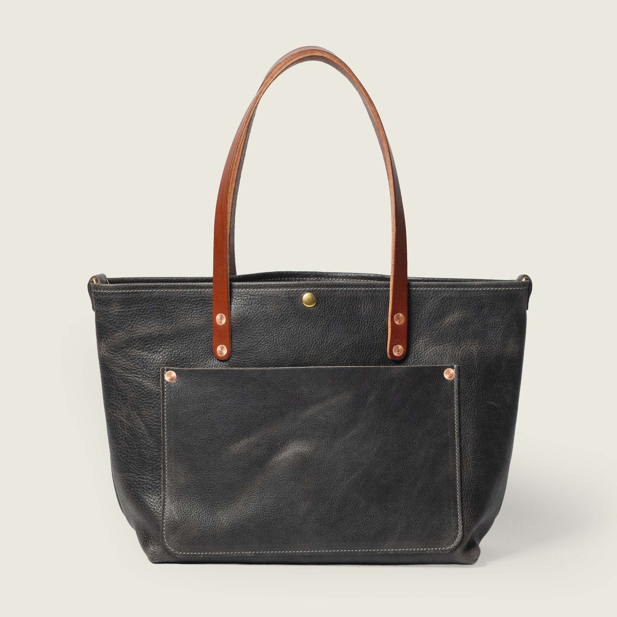 Charcoal Bulldog East West Travel Tote