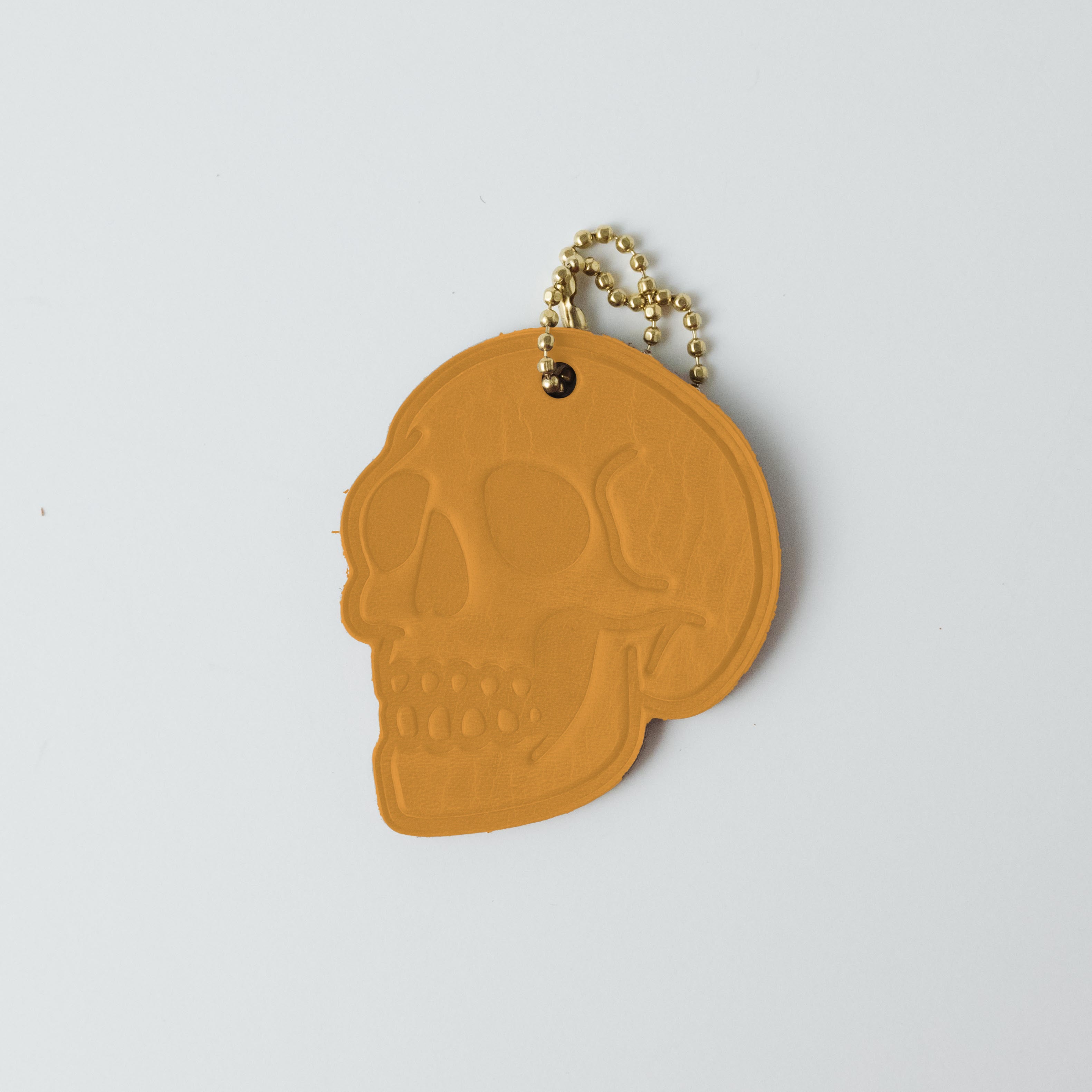 Leather Skull Tag- personalized luggage tags - custom luggage tags - KMM & Co.