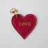 Love/Hate Leather Heart Tag- personalized luggage tags - custom luggage tags - KMM & Co.