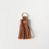 Macchiato Tassel Keychain- leather tassel keychain - KMM & Co.