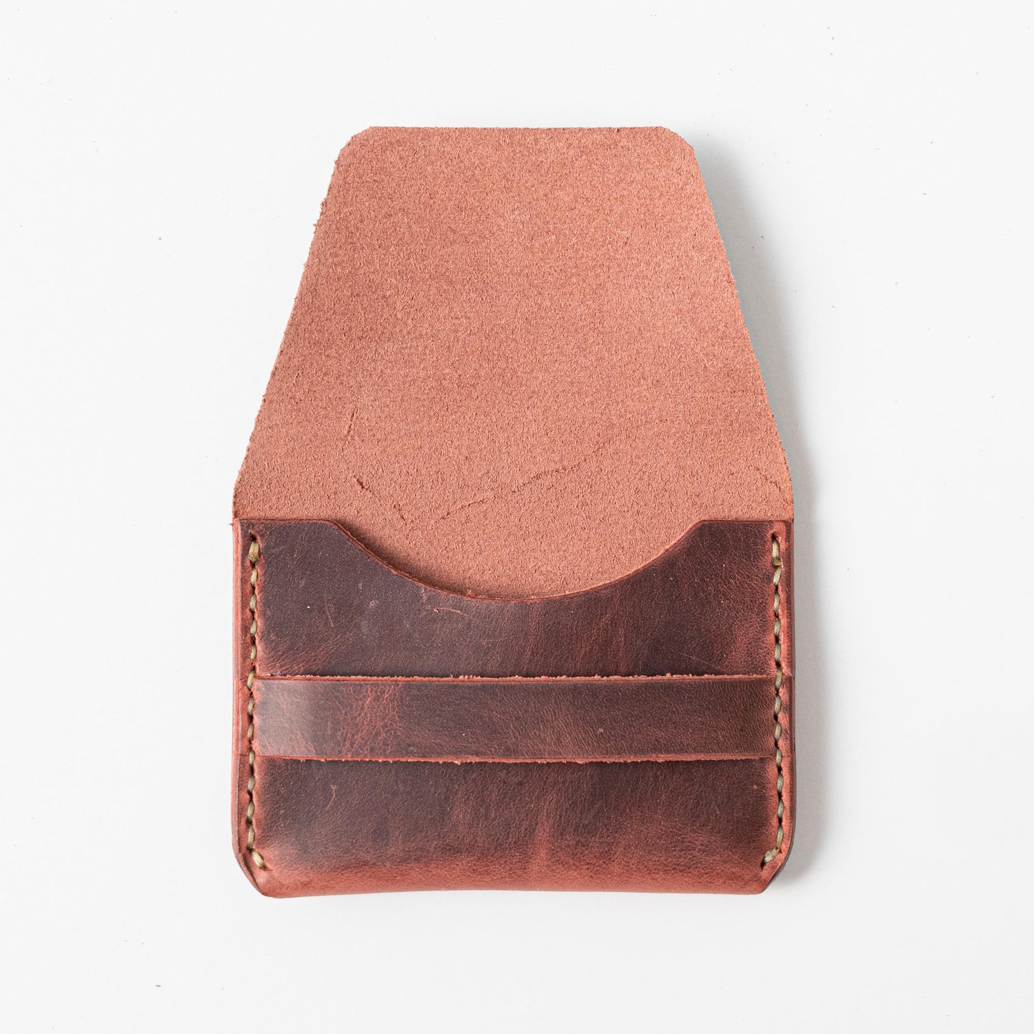 Mulberry Flap Wallet- mens leather wallet - handmade leather wallets at KMM & Co.