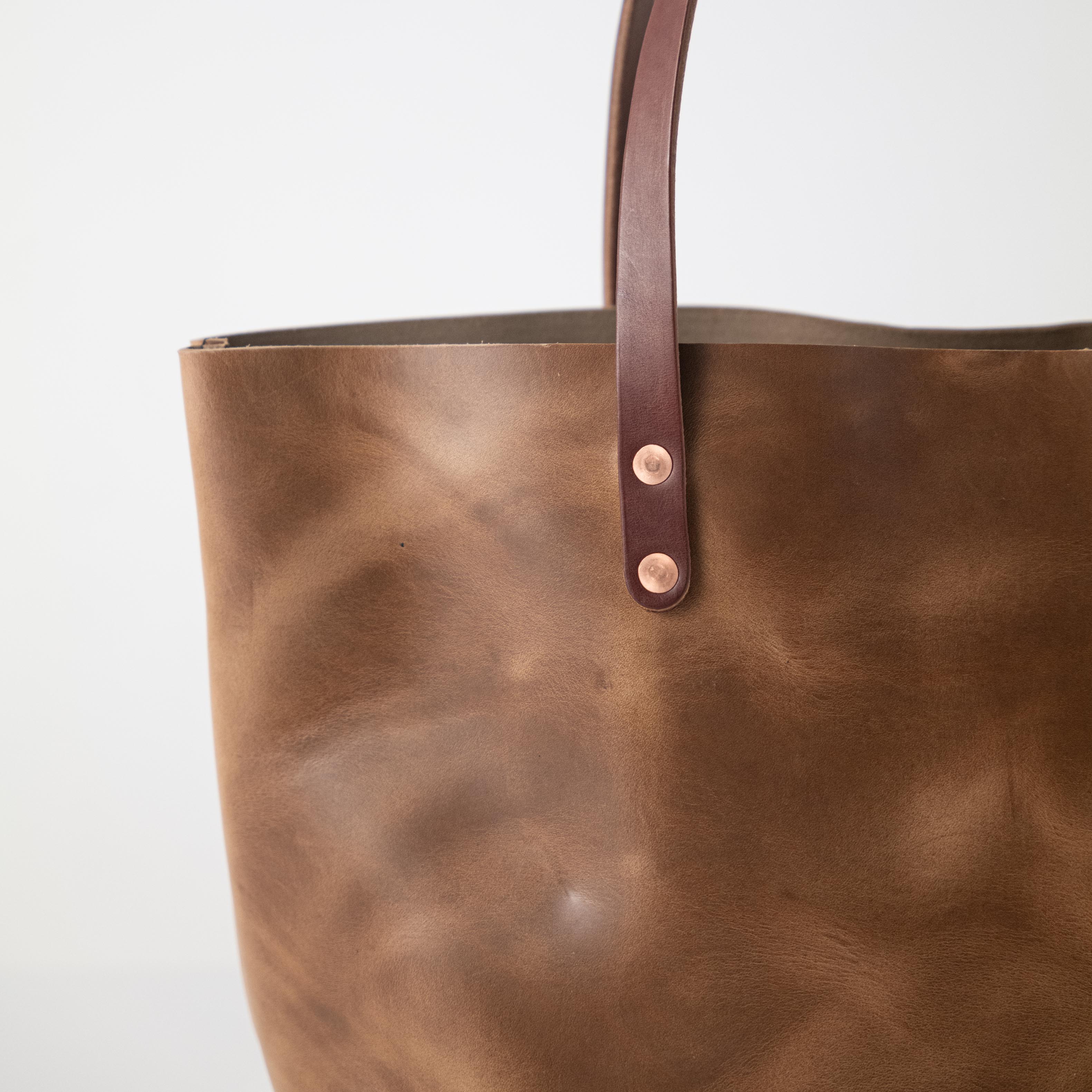 Natural Chromexcel East West Tote