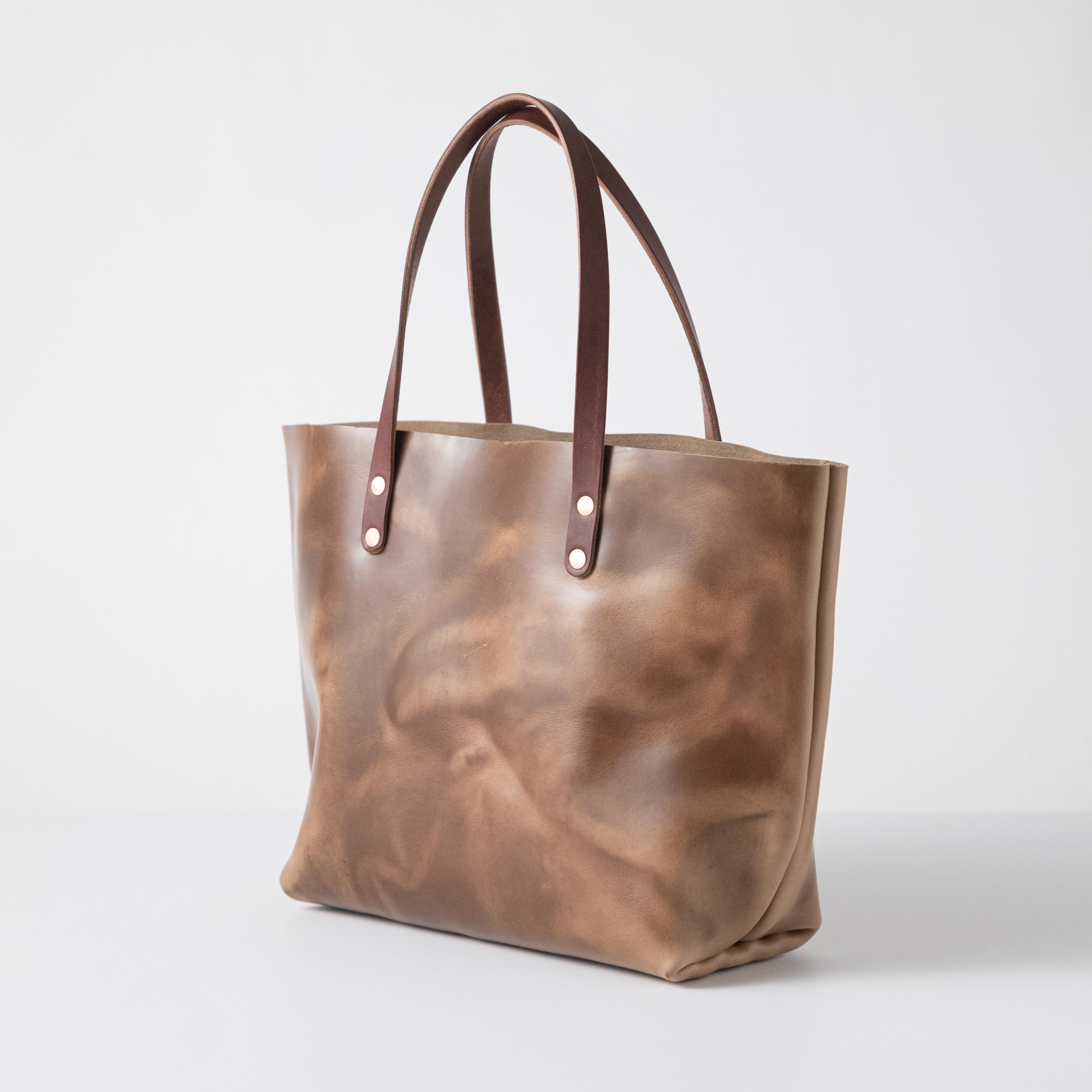 Natural Chromexcel East West Tote