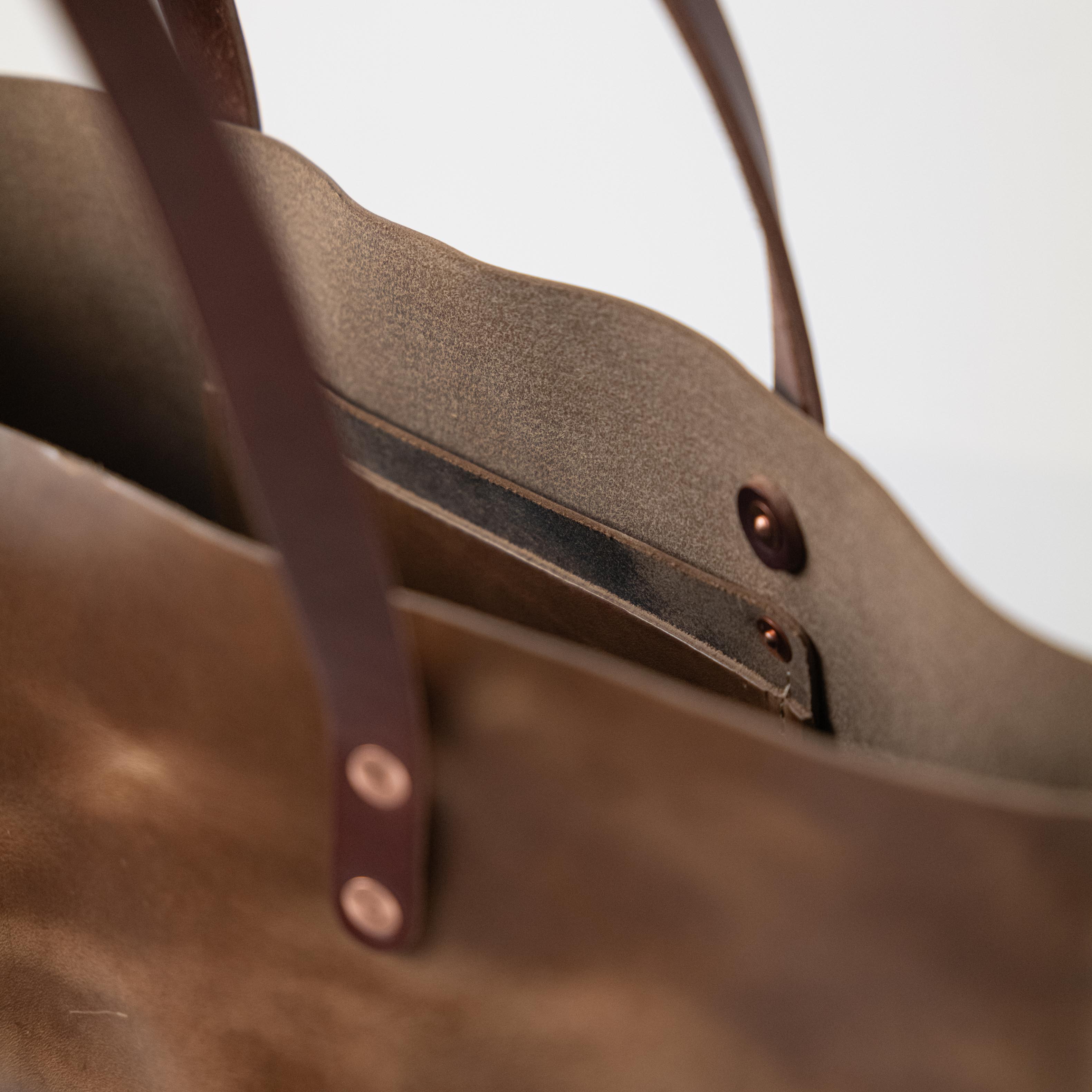 Natural Chromexcel East West Tote