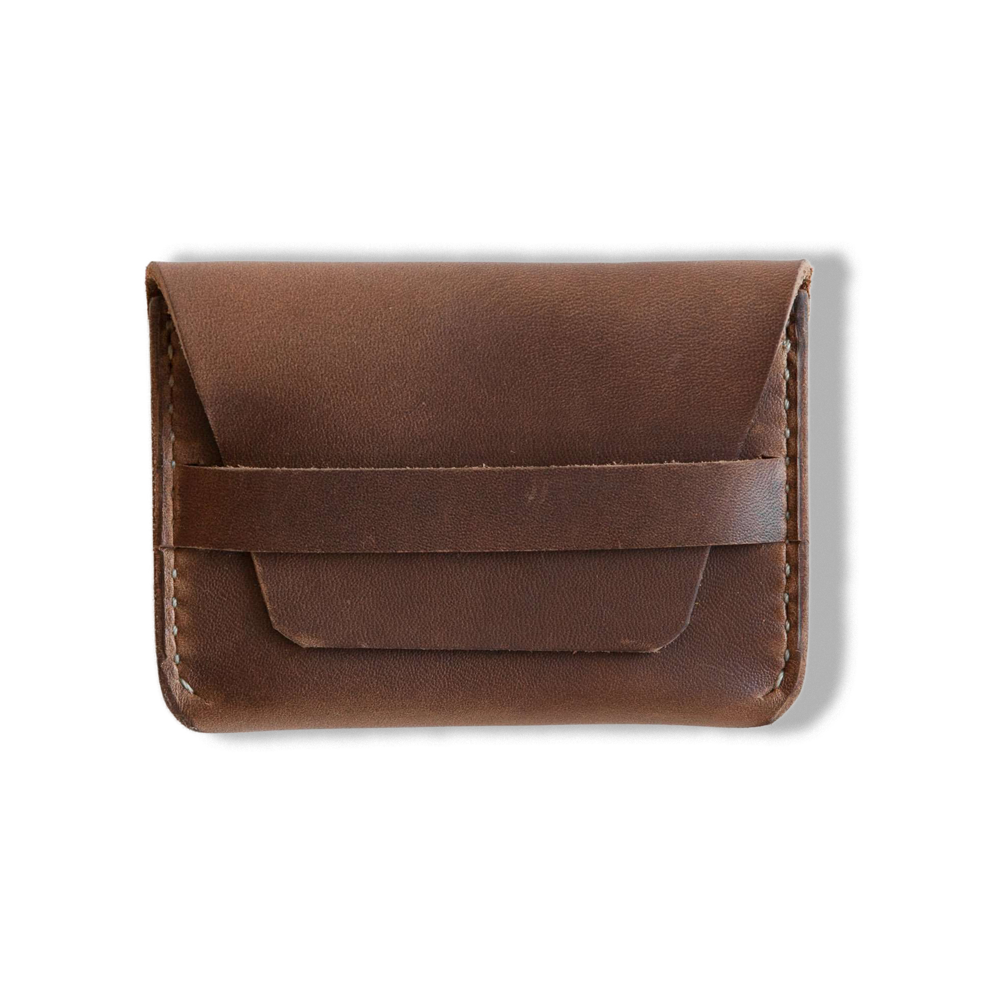 Natural Chromexcel Flap Wallet