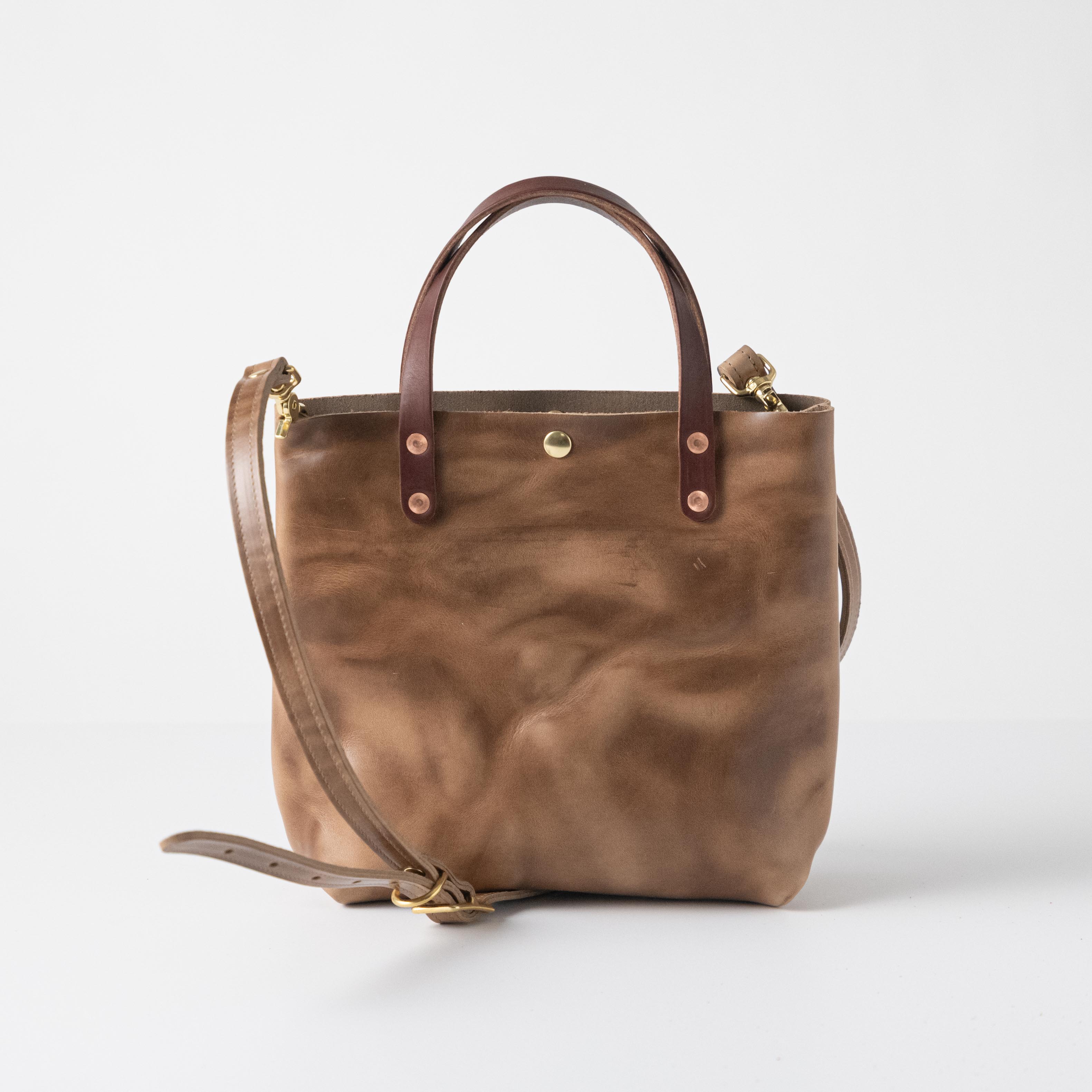 Natural Chromexcel Mini Tote