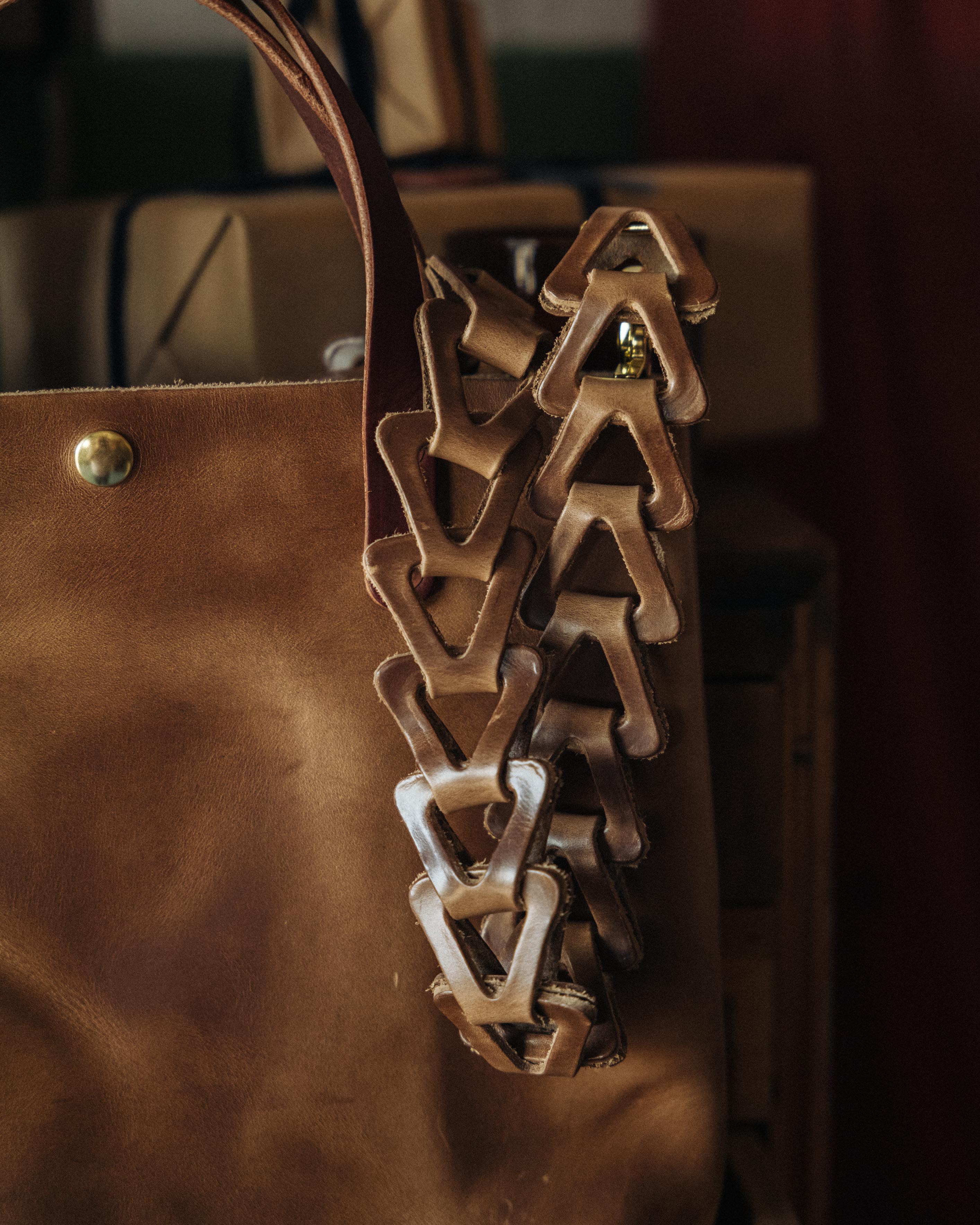 Natural Chromexcel Mini Tote