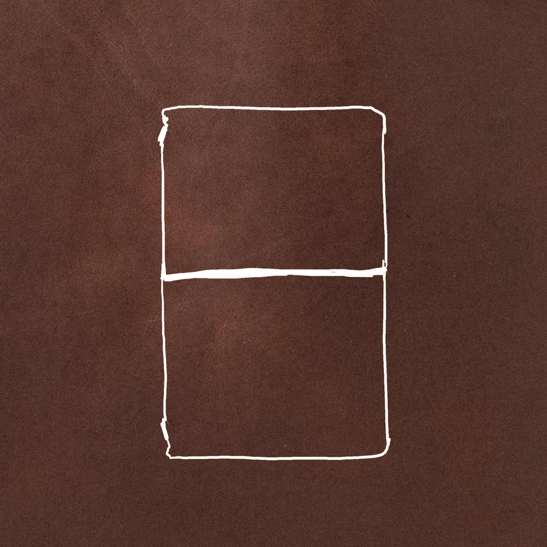 Oak Travel Notebook- leather journal - leather notebook - KMM & Co.