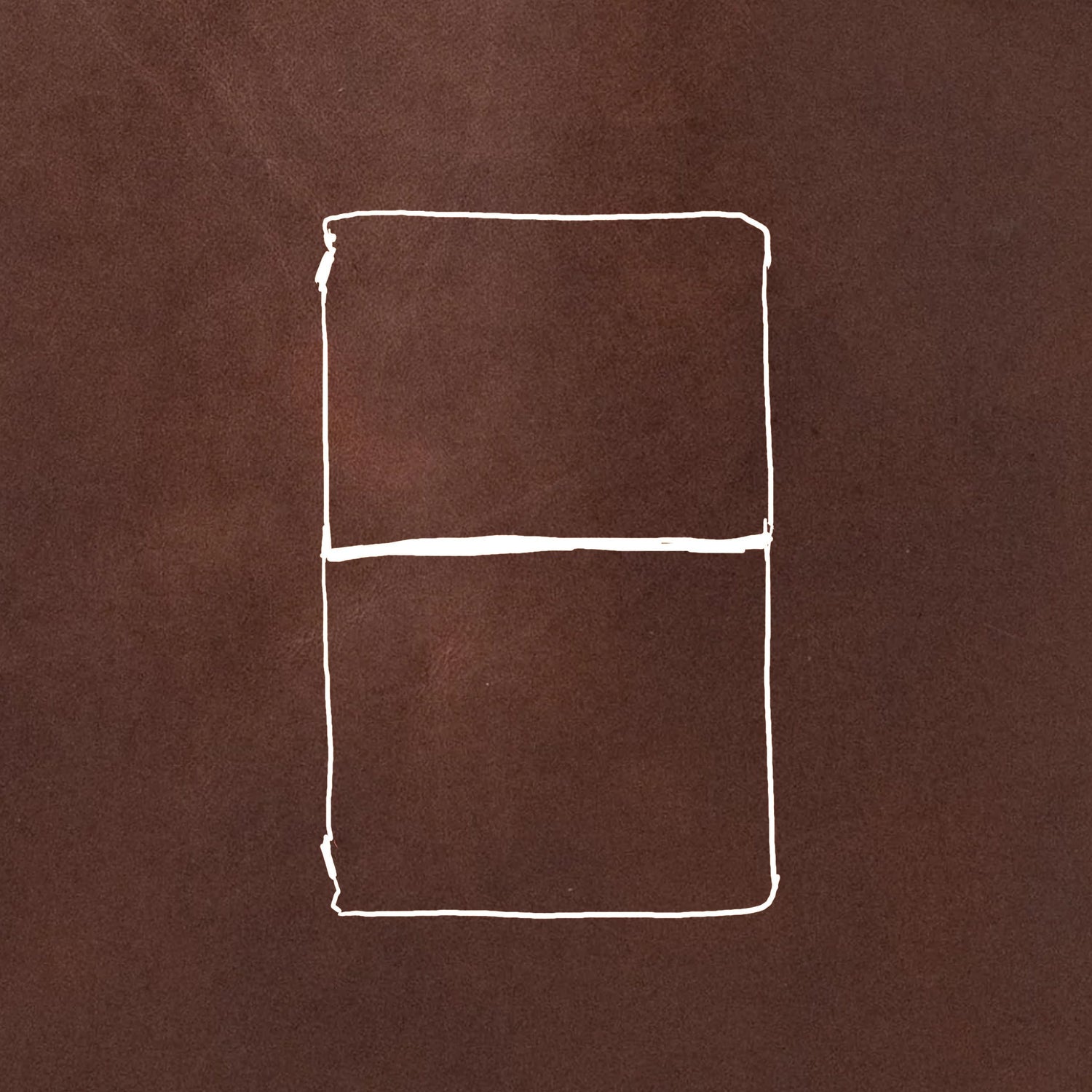 Oak Travel Notebook- leather journal - leather notebook - KMM & Co.