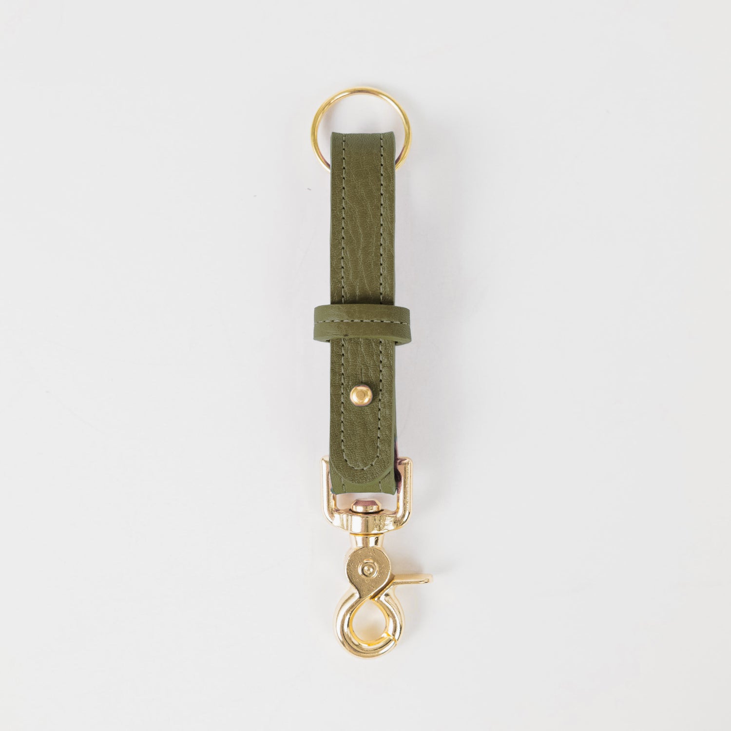 Olive Cypress Key Lanyard- leather keychain for men and women - KMM & Co.