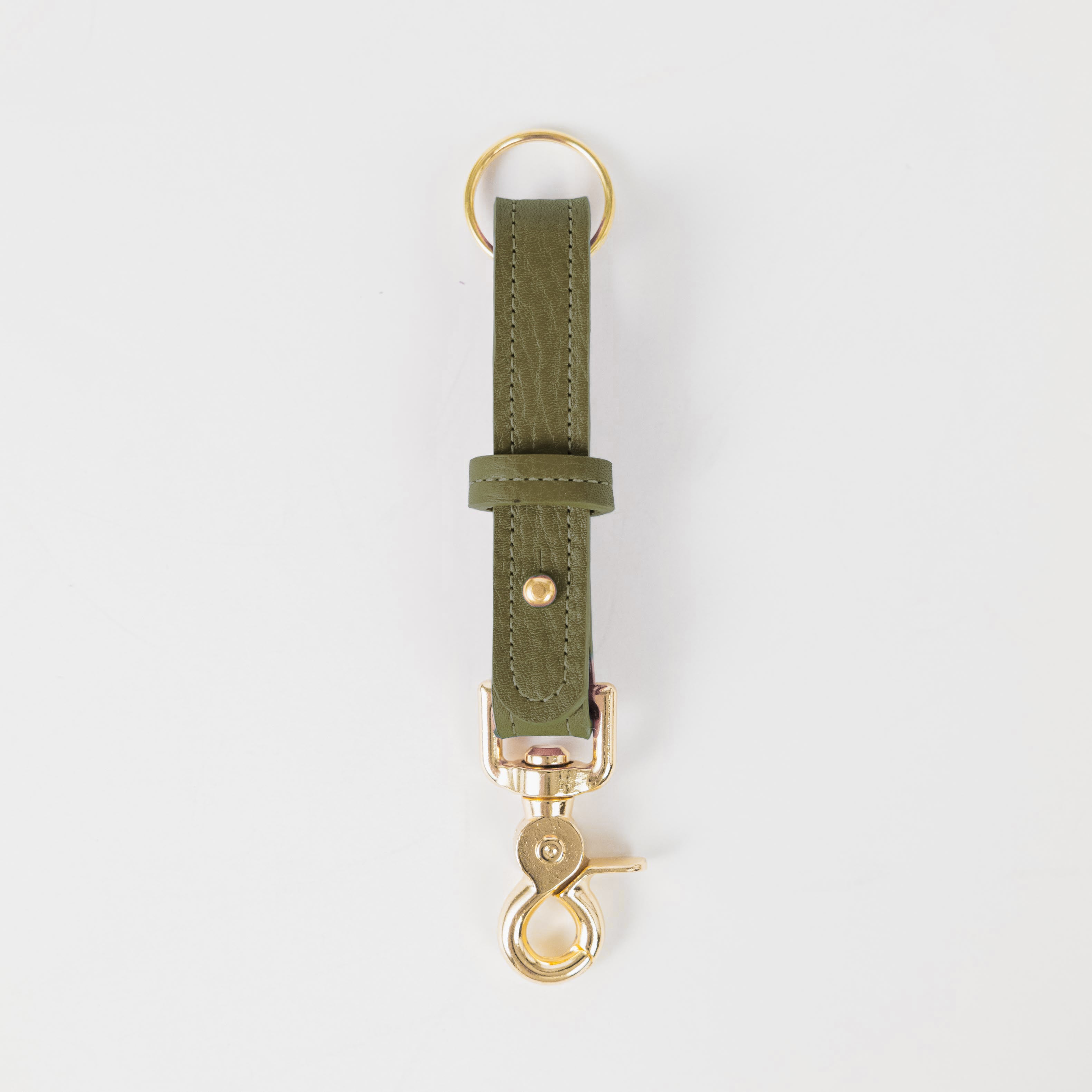 Olive Cypress Key Lanyard- leather keychain for men and women - KMM & Co.