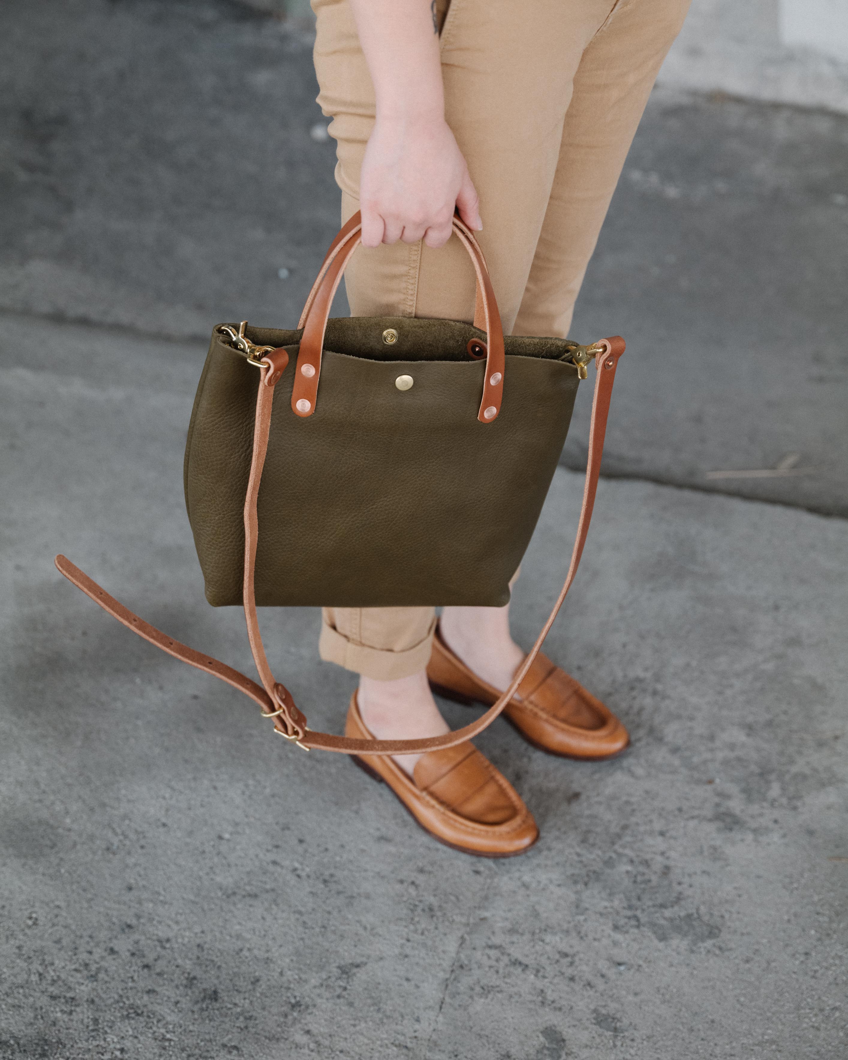 Olive Cypress Mini Tote