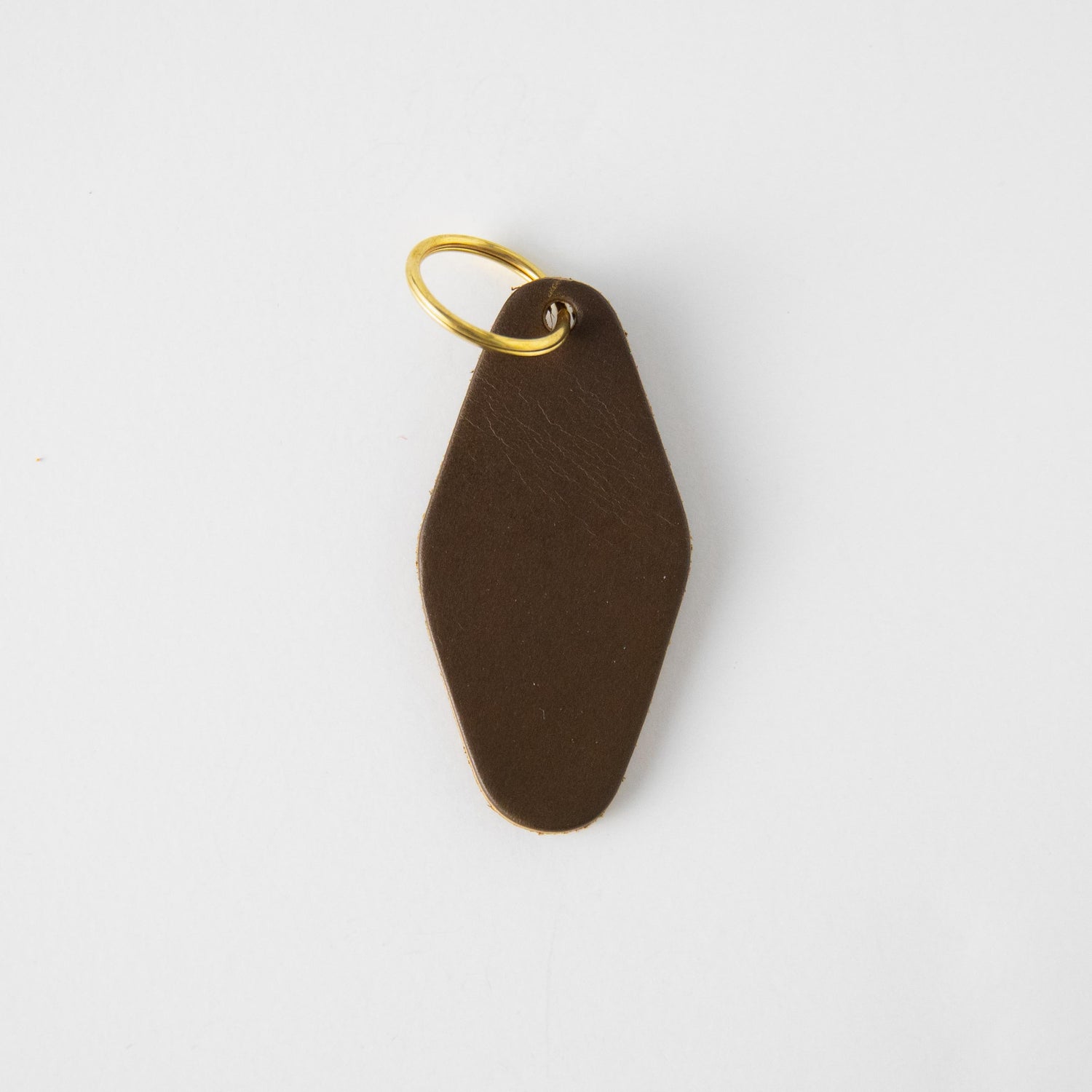Olive Hotel Key Fob- leather keychain - leather key holder - leather key fob - KMM & Co.