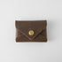 Olive Kodiak Card Envelope- card holder wallet - leather wallet made in America at KMM & Co.