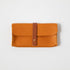 Orange Cypress Clutch Wallet- leather clutch bag - leather handmade bags - KMM & Co.