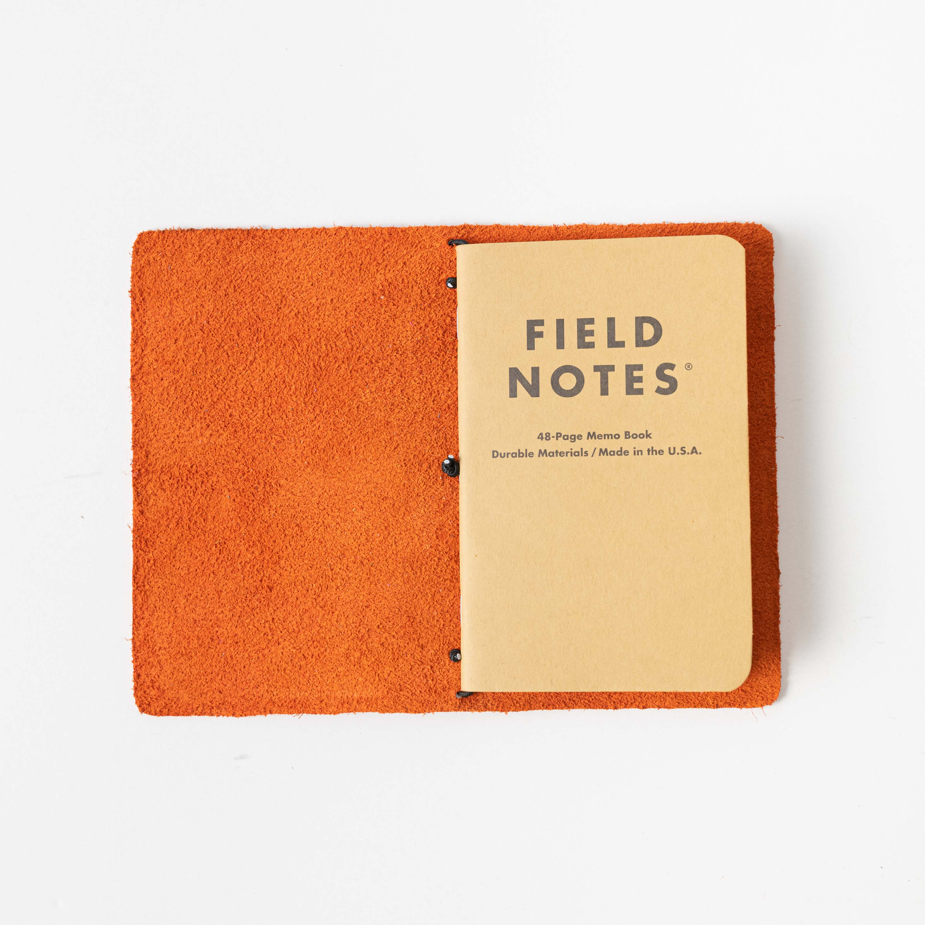 Paprika Travel Notebook- leather journal - leather notebook - KMM & Co.